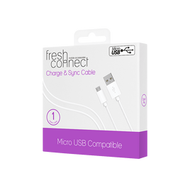 Fresh Connect GAME Micro Cable 1M White