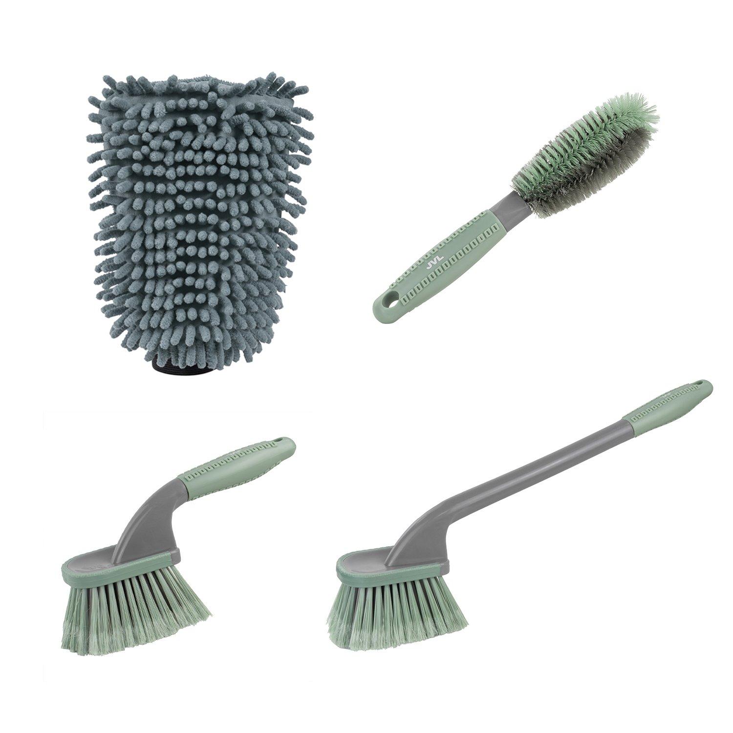 Grey - JVL - JVL Car Cleaning Wheel Set - 1