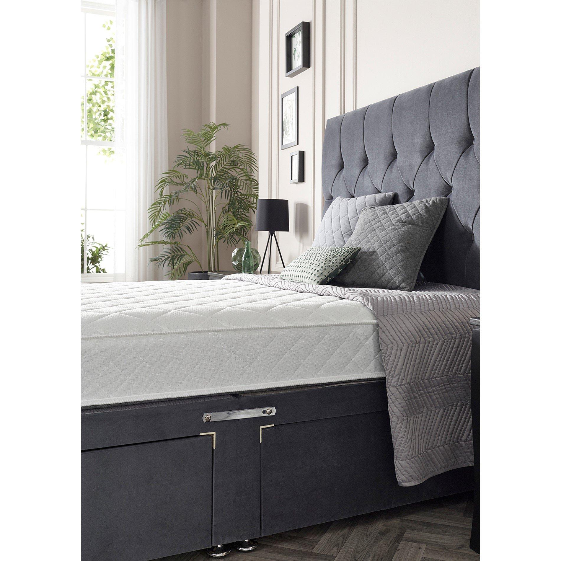 White - Aspire - Aspire Double Comfort Foam Free Mattress - 4