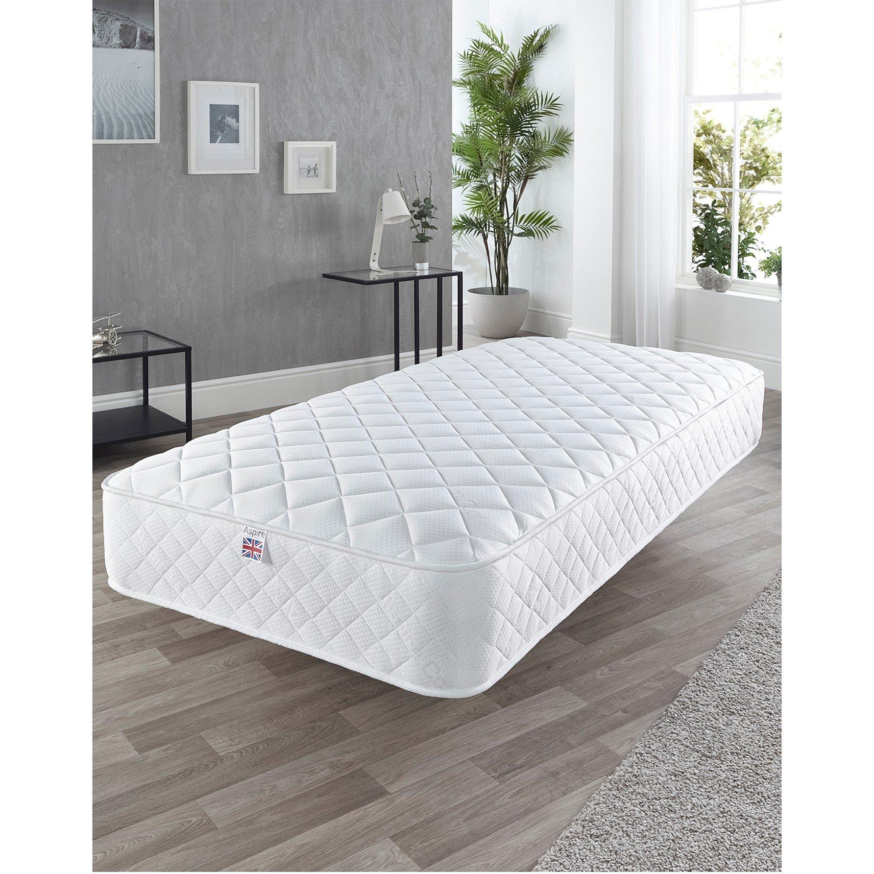 White - Aspire - Aspire Double Comfort Foam Free Mattress - 7