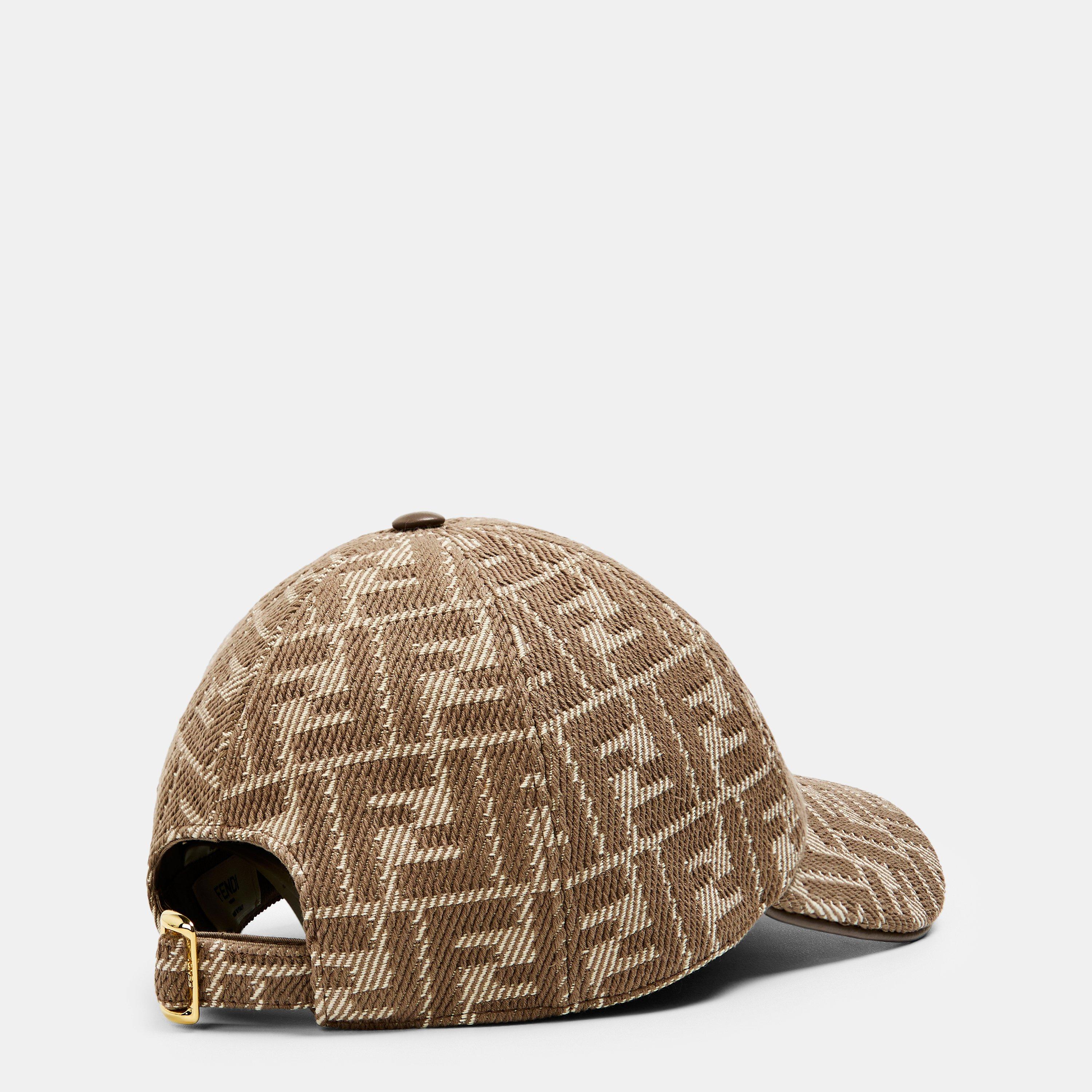 Fendi Womens Jacquard Denim Baseball Cap | Cruise Fashion