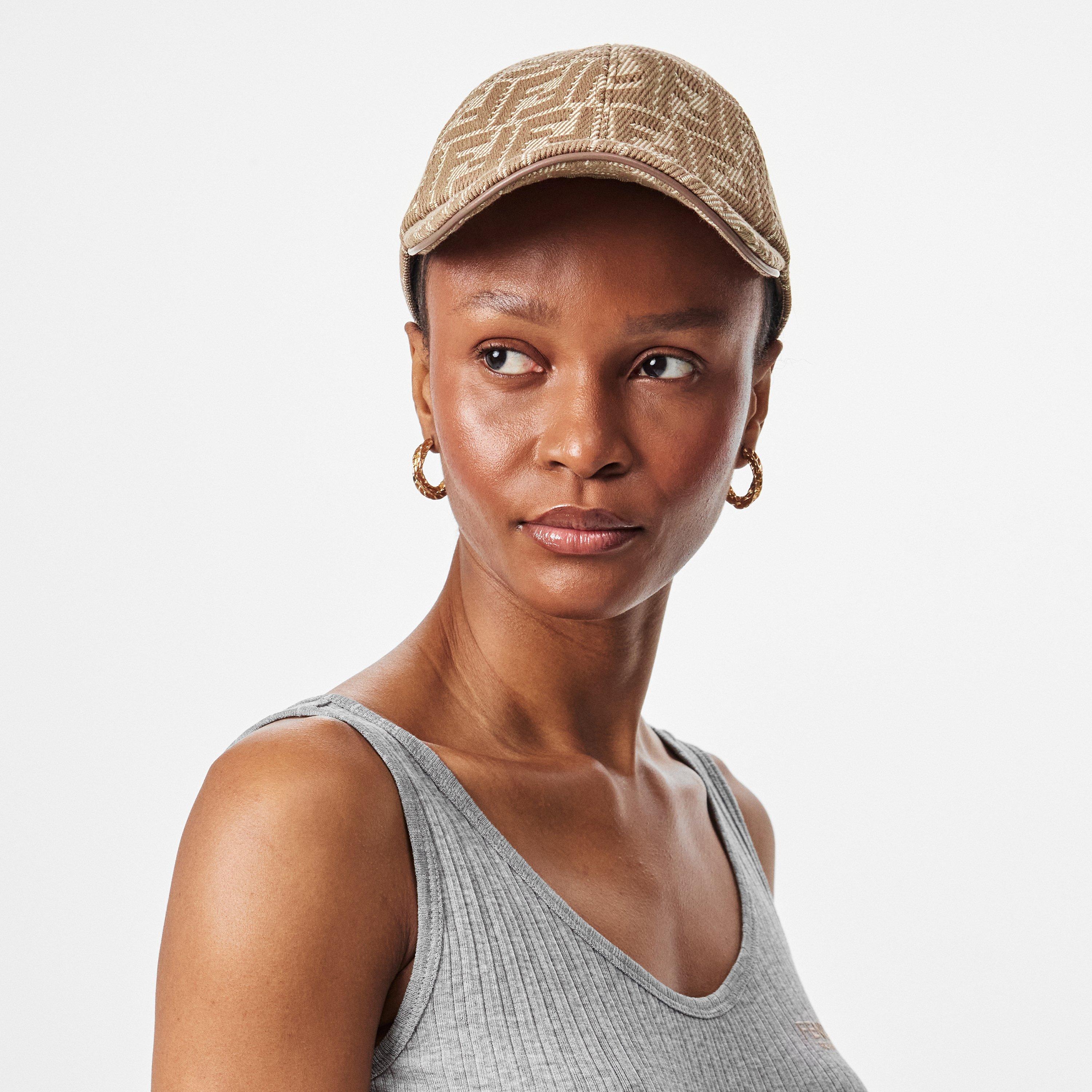 Tortora - Fendi - Jacquard Denim Cap - 3