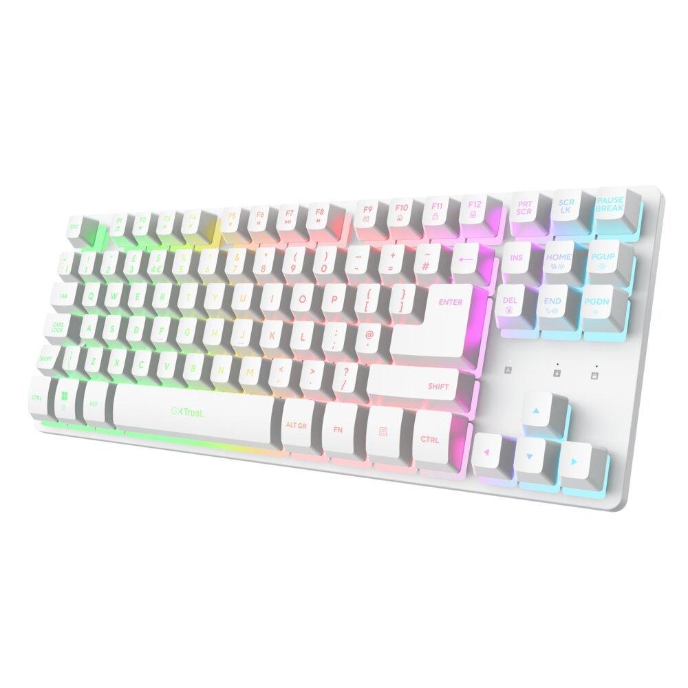 Wit - Trust - Trust GXT 831W Thado TKL Wireless Keyboard White - 2