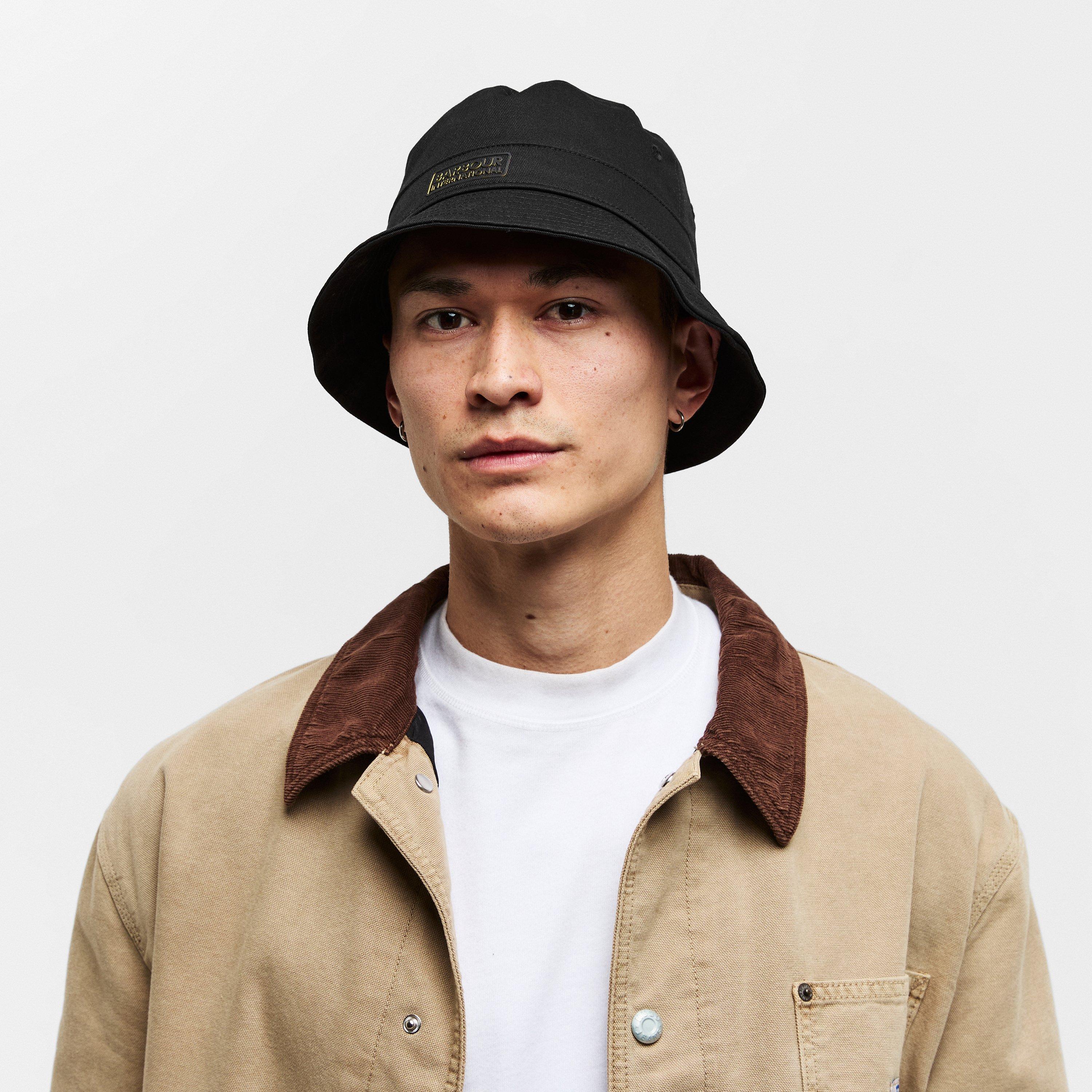 Black BK72 - Barbour International - Mens Norton Bucket Hat - 3