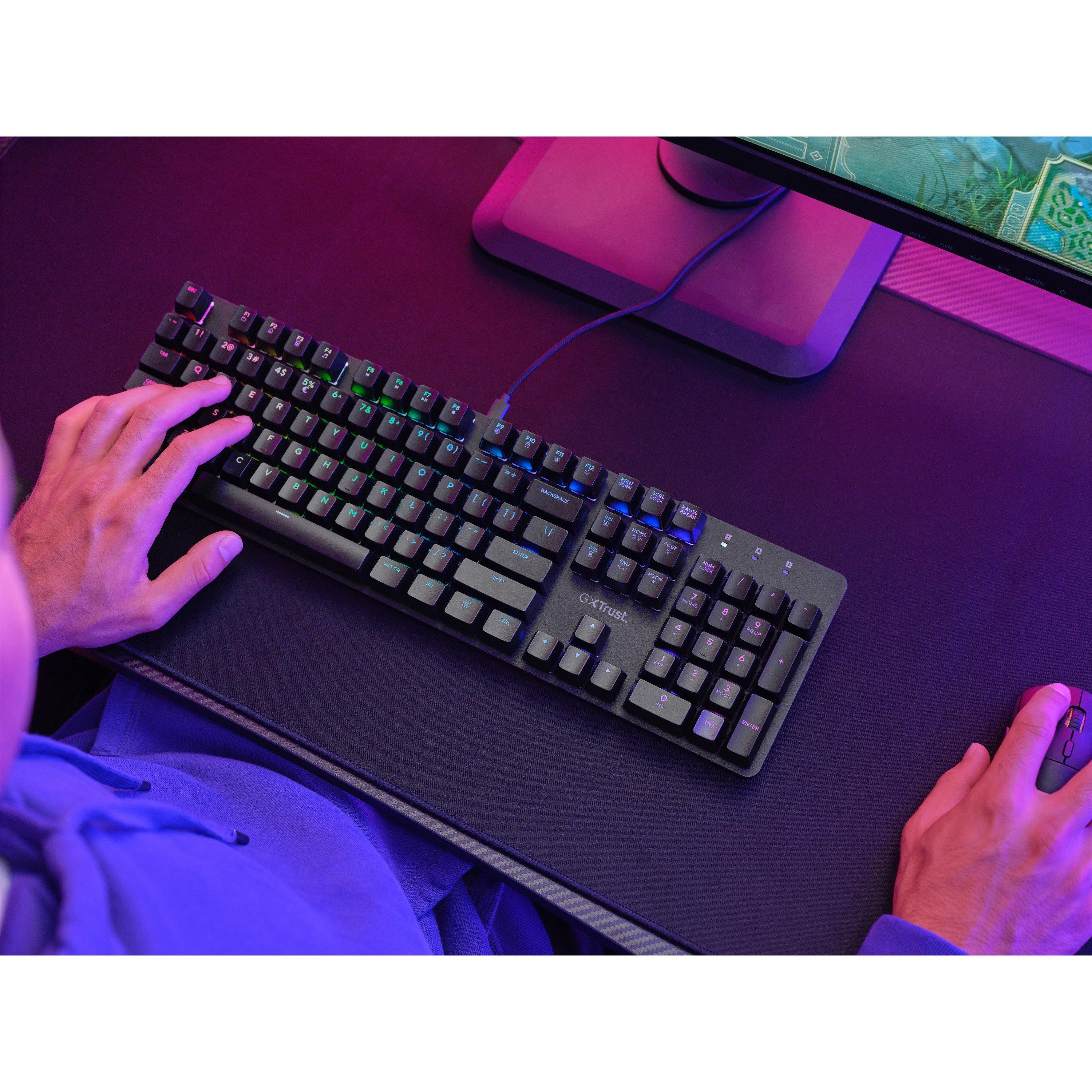 Meerkleurig - Trust - GXT Zora Mechanical Gaming Keyboard - 6