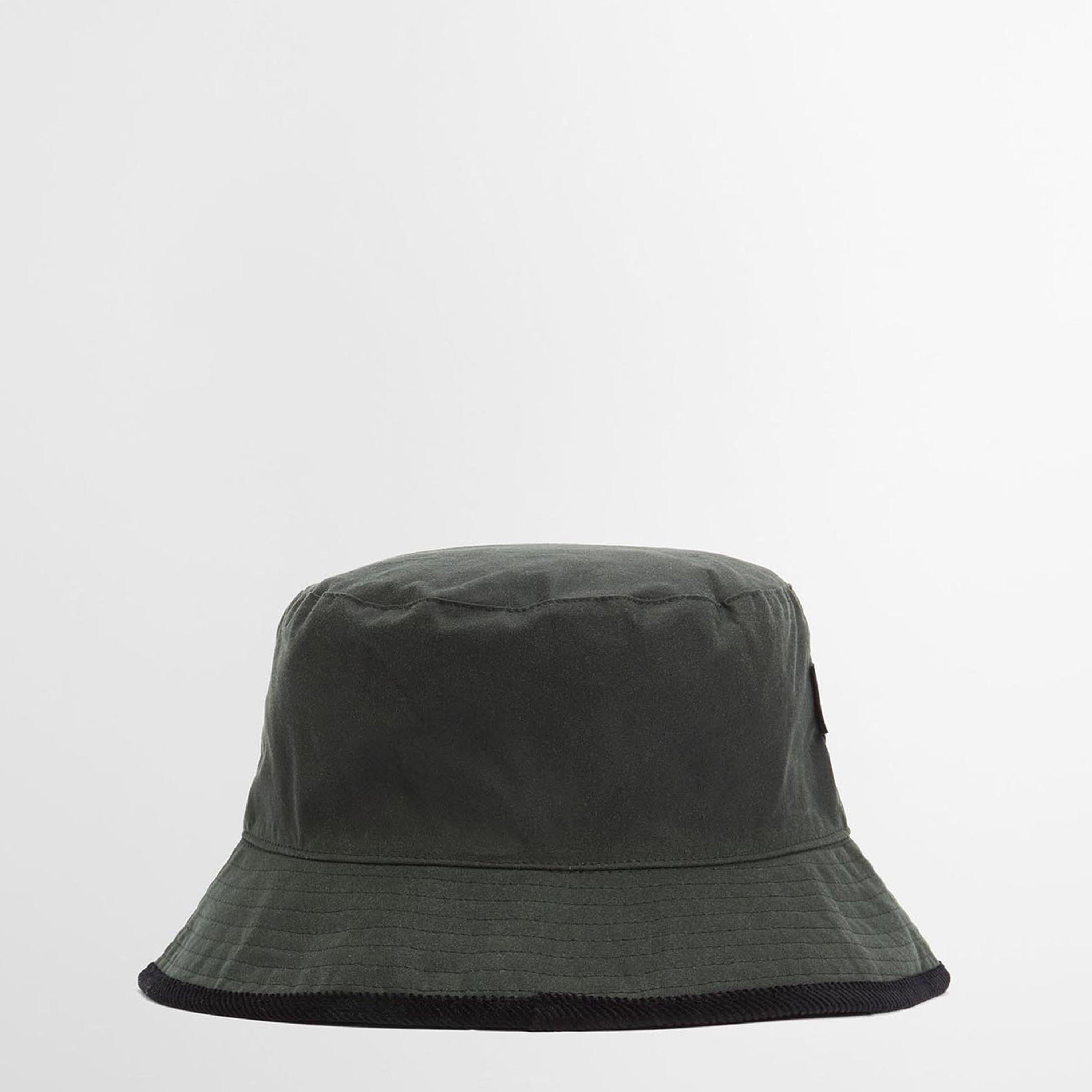 Sage - Barbour - Men's Field Waxed Bucket Hat - 2
