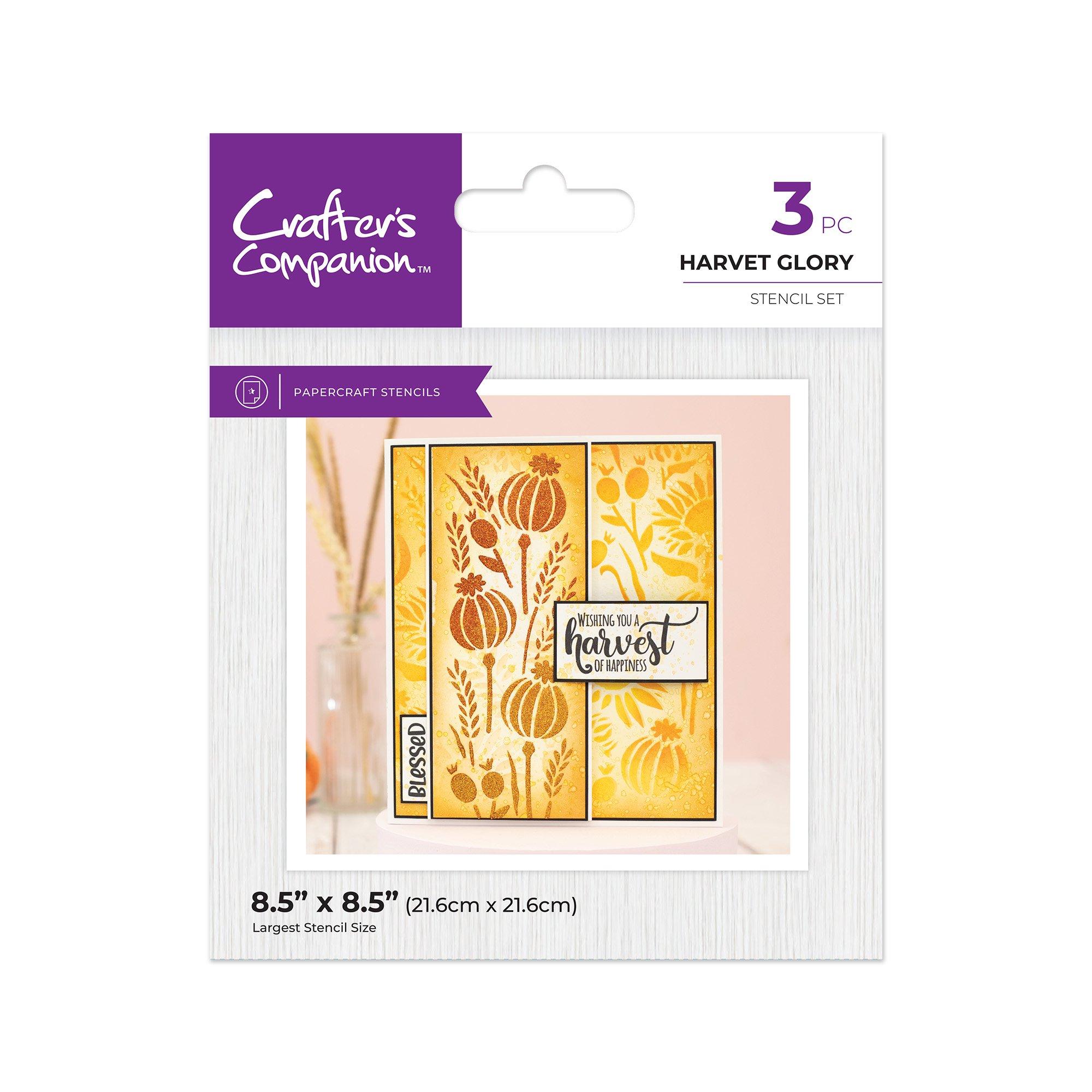 Crafters Companion Harvest Glory Stencil
