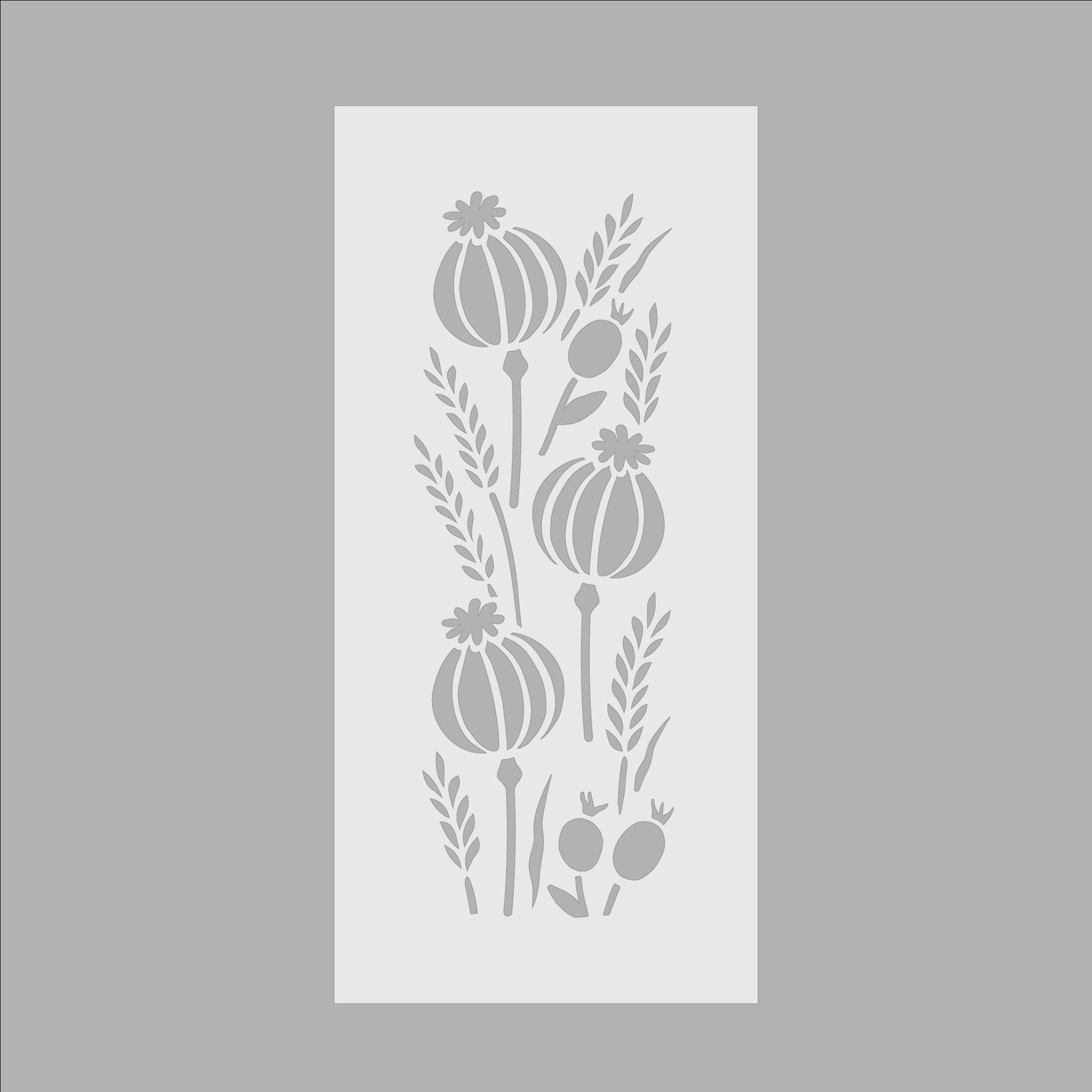 White - Crafters Companion - Harvest Glory Stencil - 3