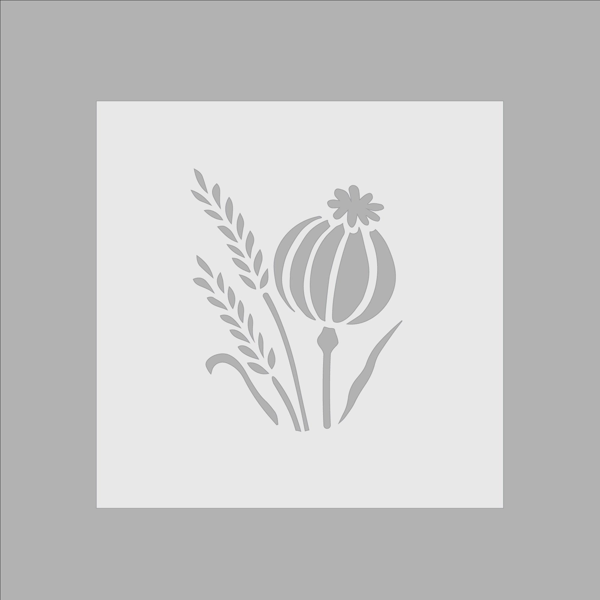 White - Crafters Companion - Harvest Glory Stencil - 4