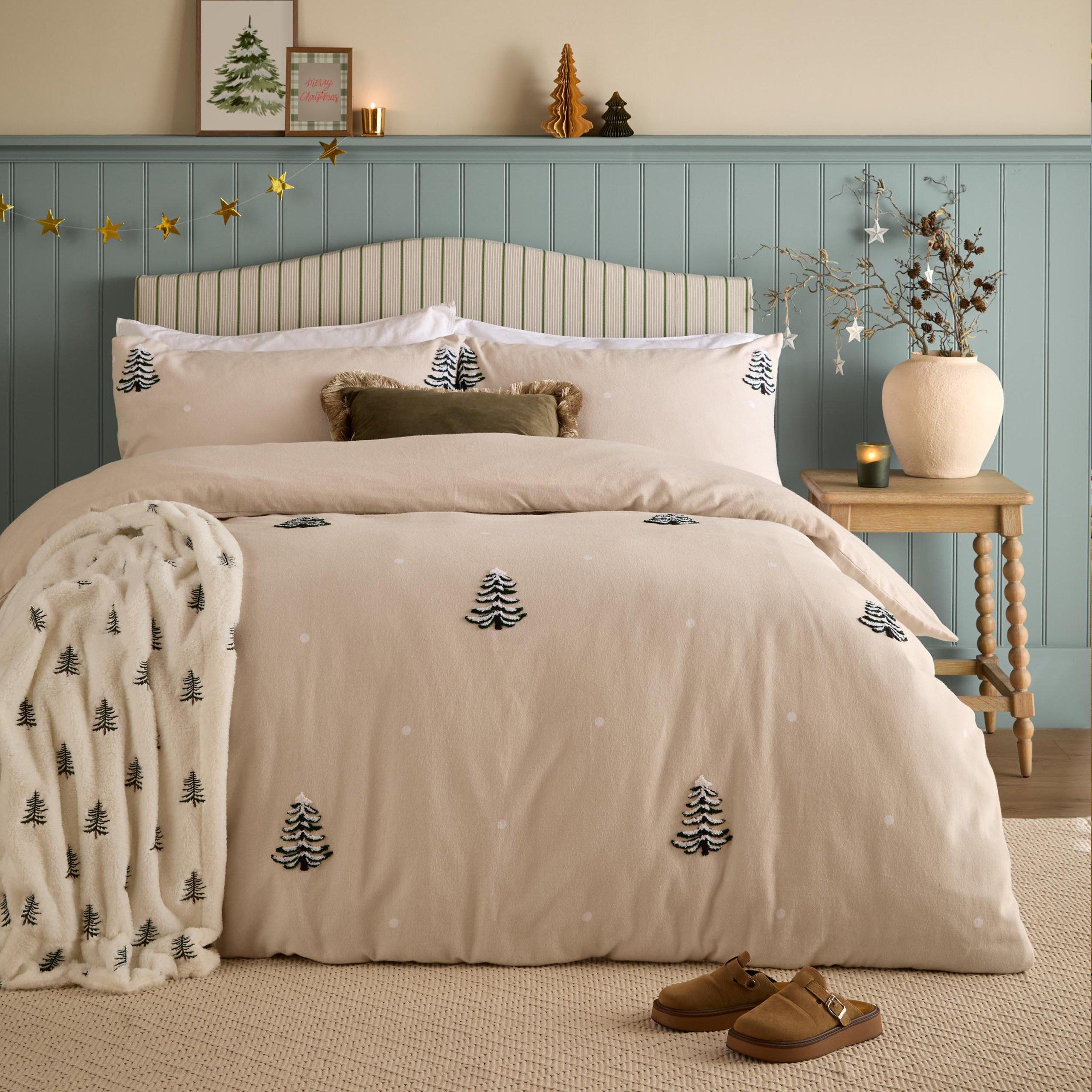 Natural - Furn - Pine Tree Tufted Duvet Sets - 1