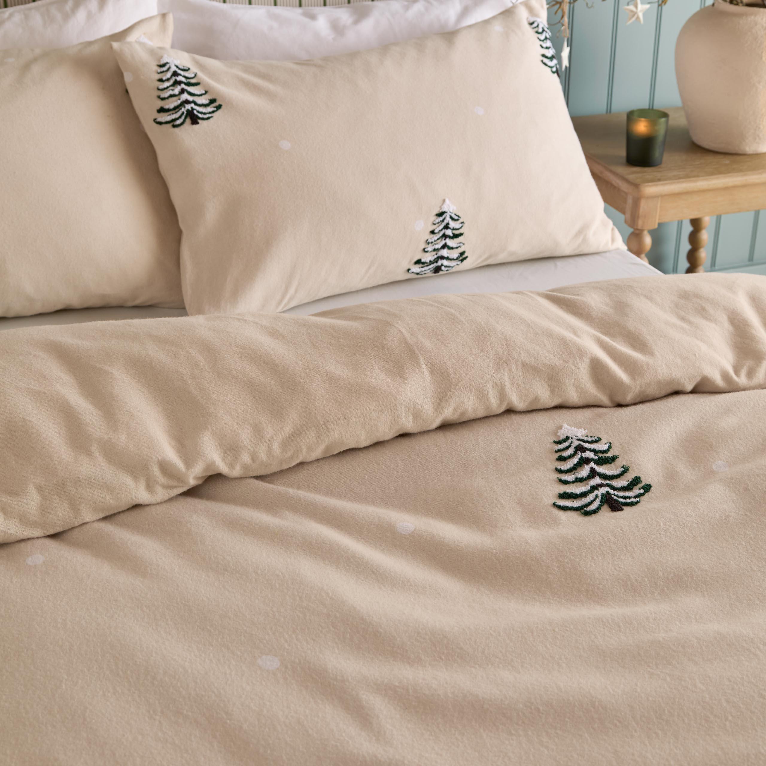 Natural - Furn - Pine Tree Tufted Duvet Sets - 3