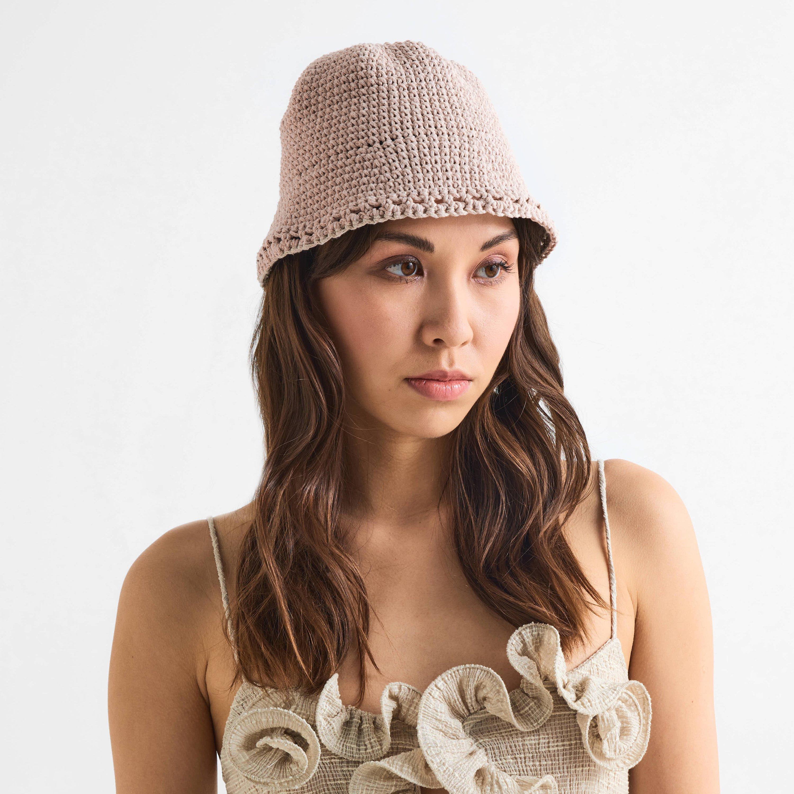 Beige - Magda Butrym - Women's Crochet Bucket Hat - 3