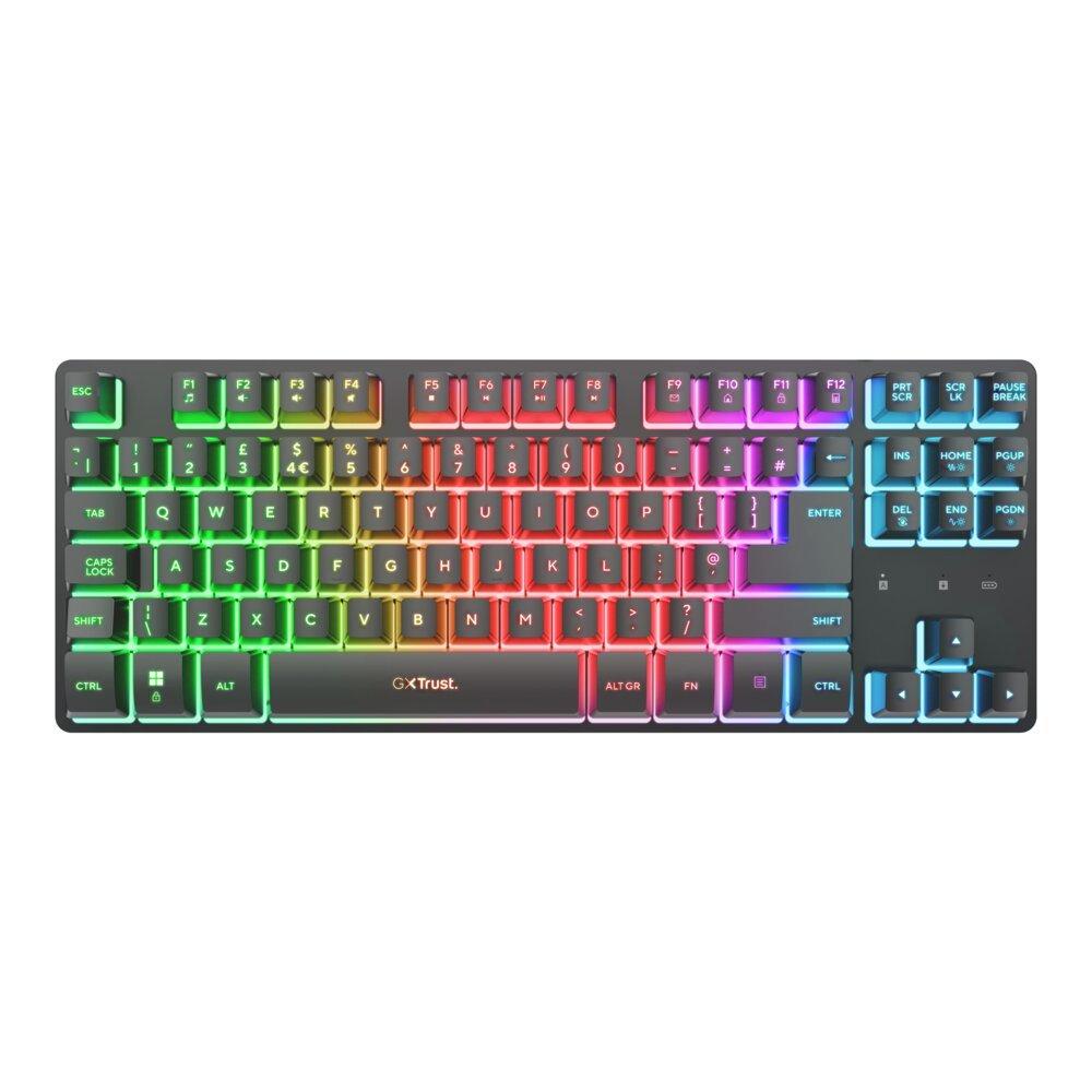 Zwart - Trust - Trust GXT 831 Thado TKL Wireless Keyboard Black - 1