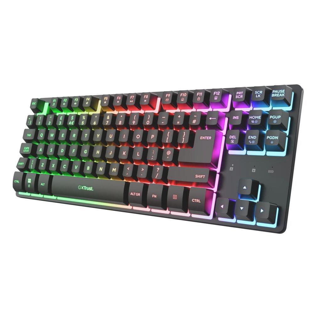 Zwart - Trust - Trust GXT 831 Thado TKL Wireless Keyboard Black - 2