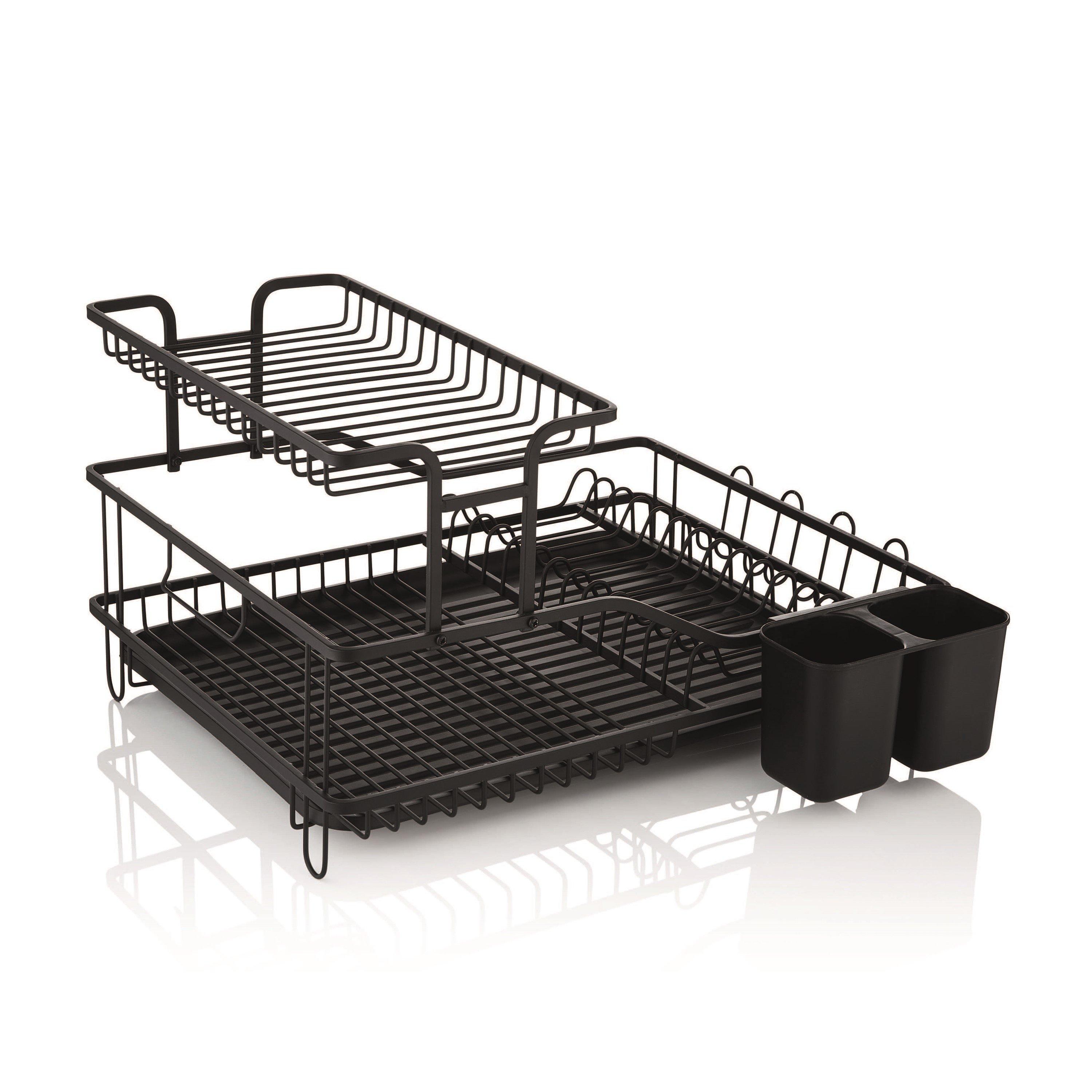 Black - Swan - Stealth 15 Plate Dish Rack - 1