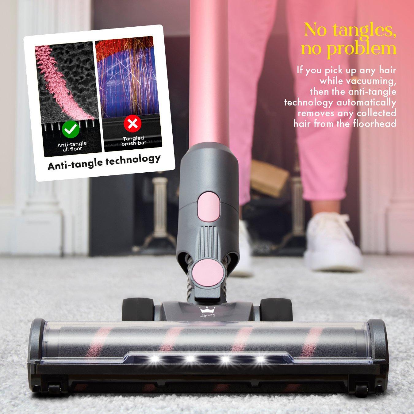 Pink - Swan - Lynsey Queen of Clean 29.6V Cordless Stick Vac - 7