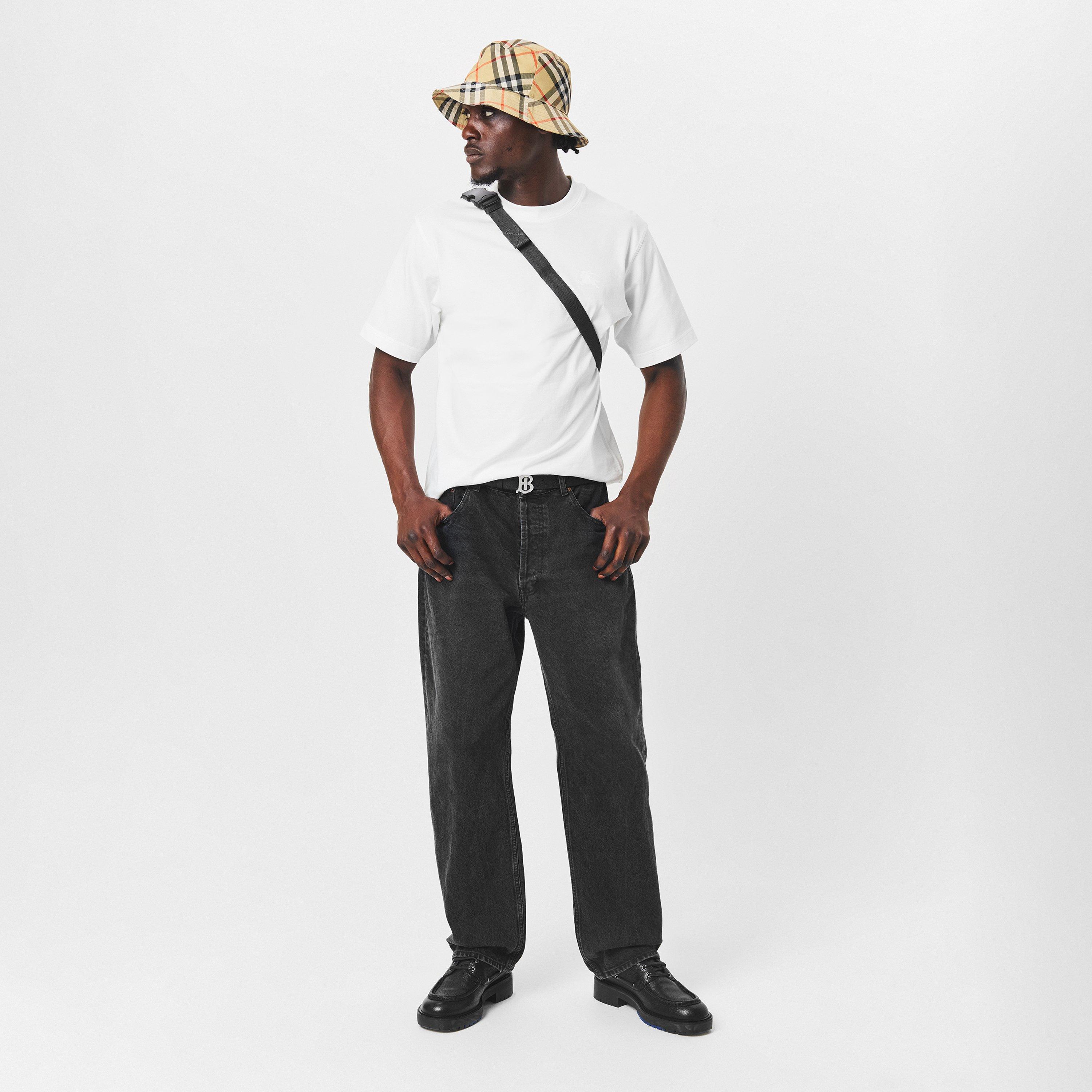 Archive Beige - Burberry - Men's Burb Check Bucket Hat - 5