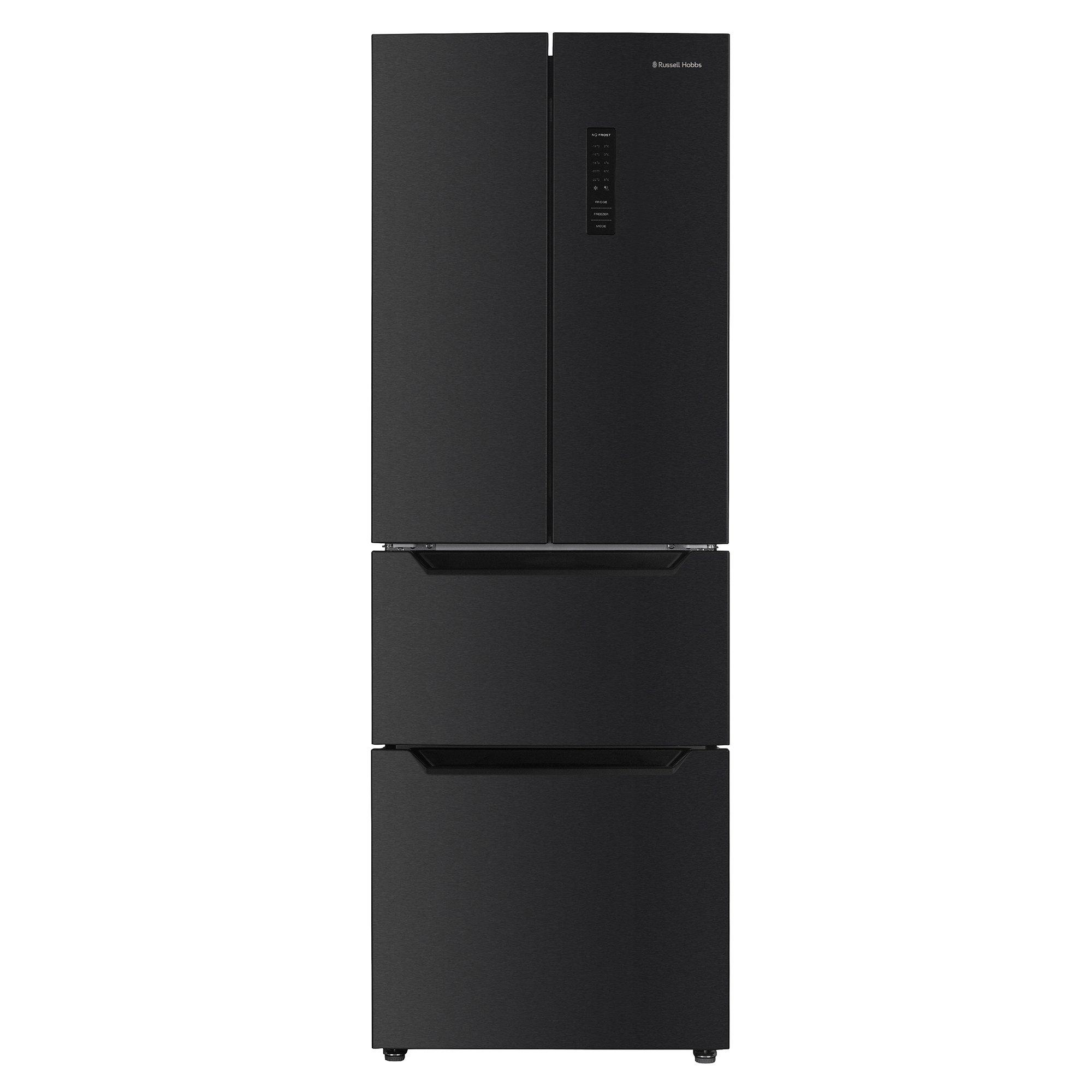 Black Steel - Russell Hobbs - RH186FDFF602E1BS  320L French Door Fridge Freezer - 1