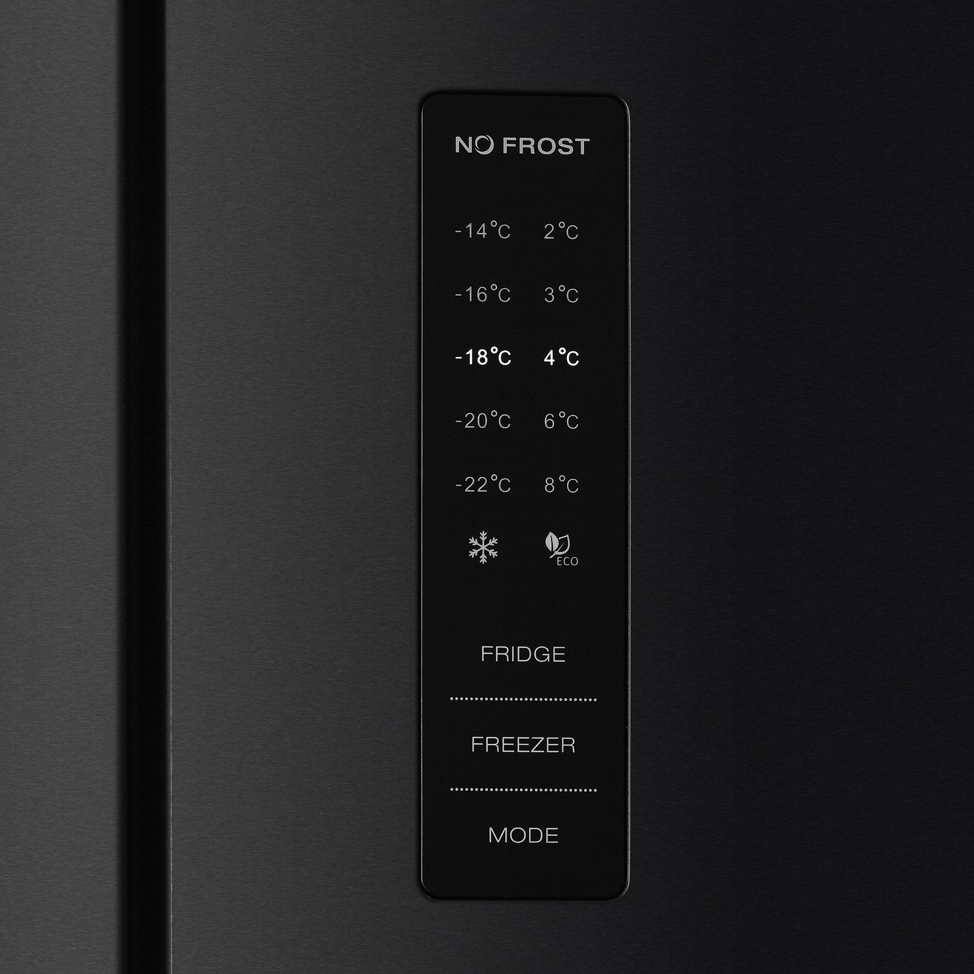 Black Steel - Russell Hobbs - RH186FDFF602E1BS  320L French Door Fridge Freezer - 11