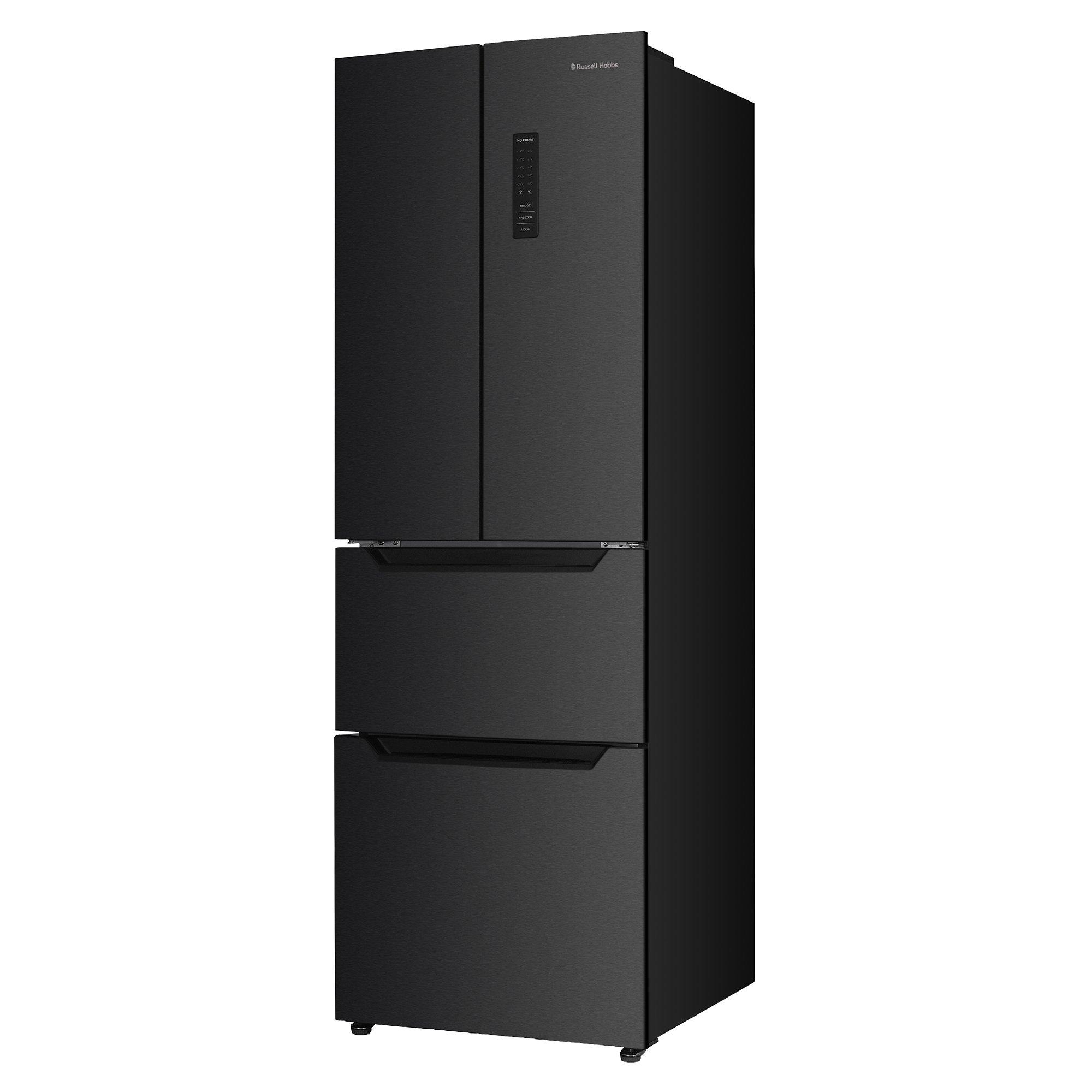 Black Steel - Russell Hobbs - RH186FDFF602E1BS  320L French Door Fridge Freezer - 12