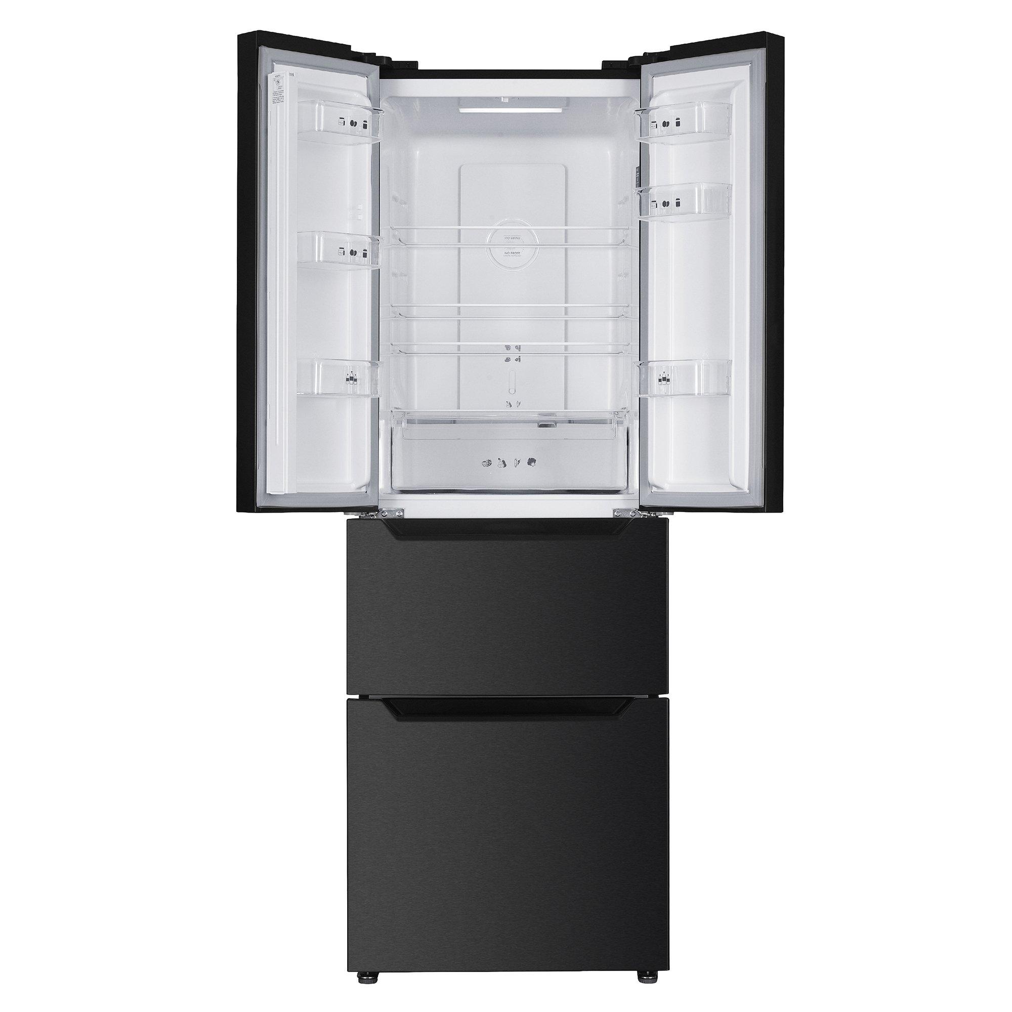 Black Steel - Russell Hobbs - RH186FDFF602E1BS  320L French Door Fridge Freezer - 3