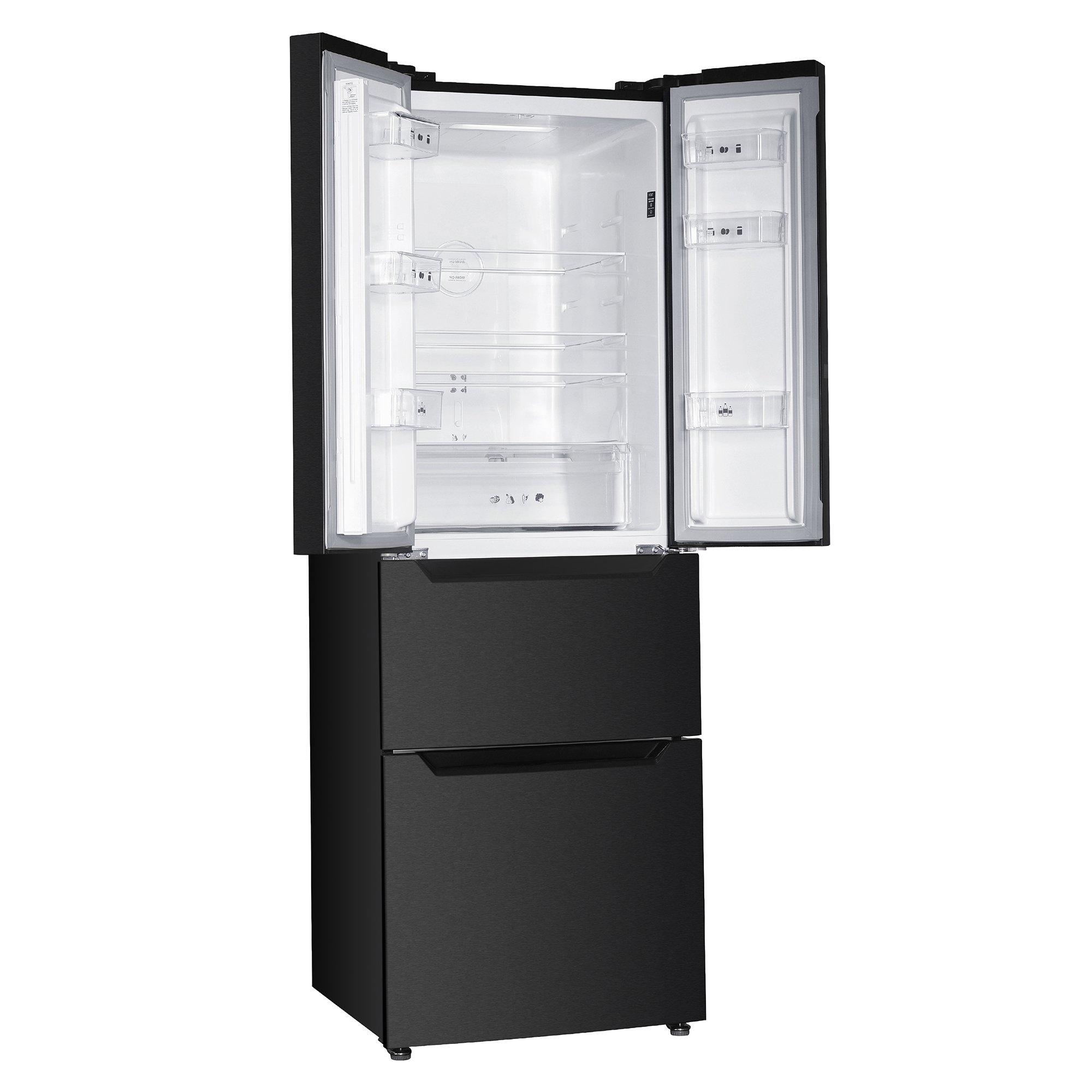 Black Steel - Russell Hobbs - RH186FDFF602E1BS  320L French Door Fridge Freezer - 4