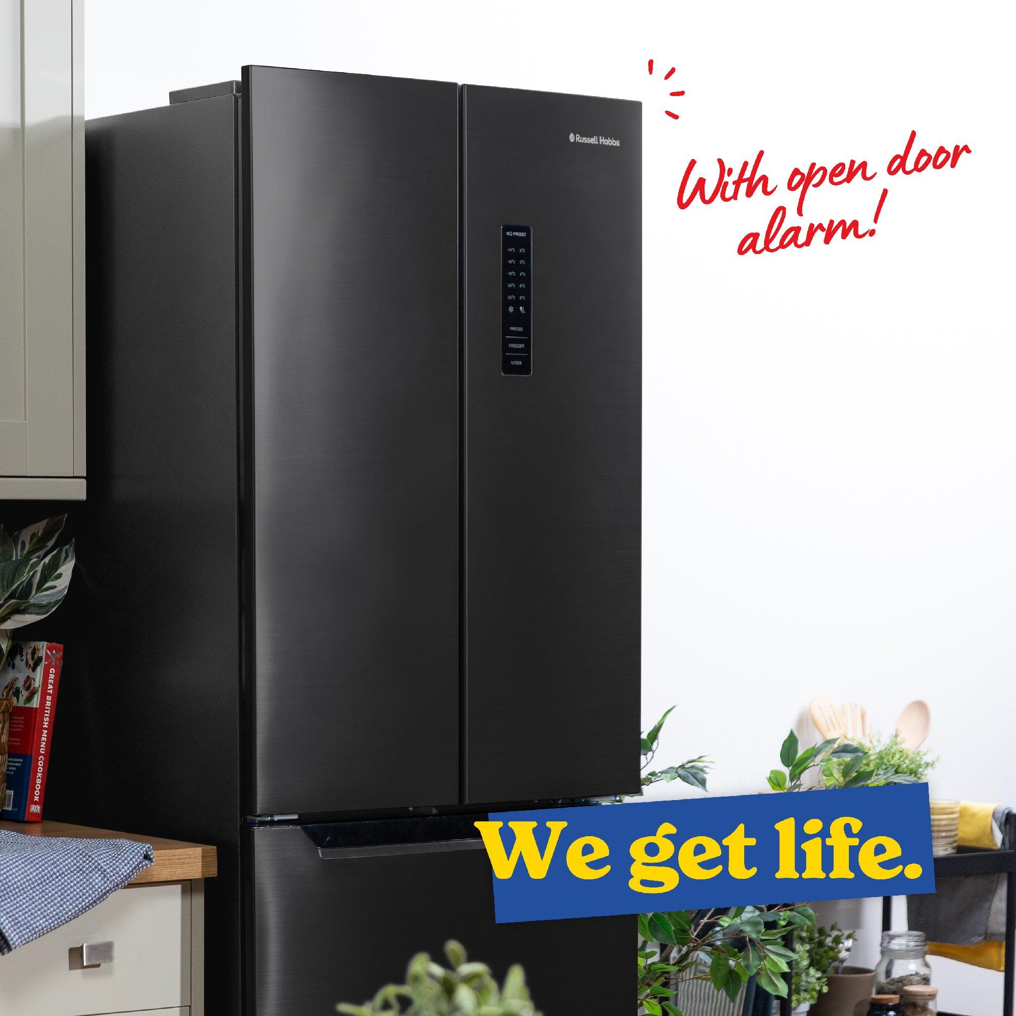 Black Steel - Russell Hobbs - RH186FDFF602E1BS  320L French Door Fridge Freezer - 8