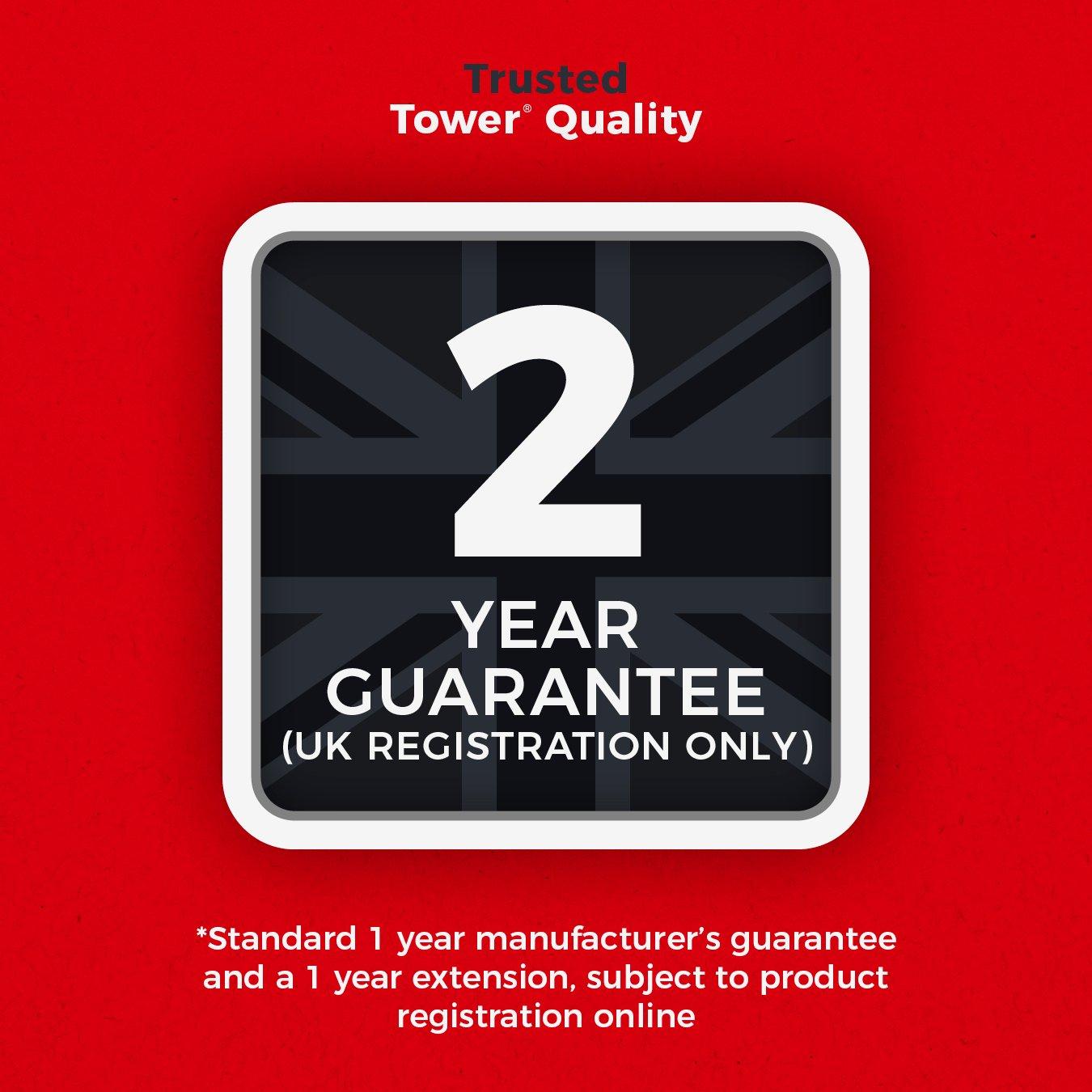 Black - Tower - Smart Start Gourmet 30cm Frying Pan - 12