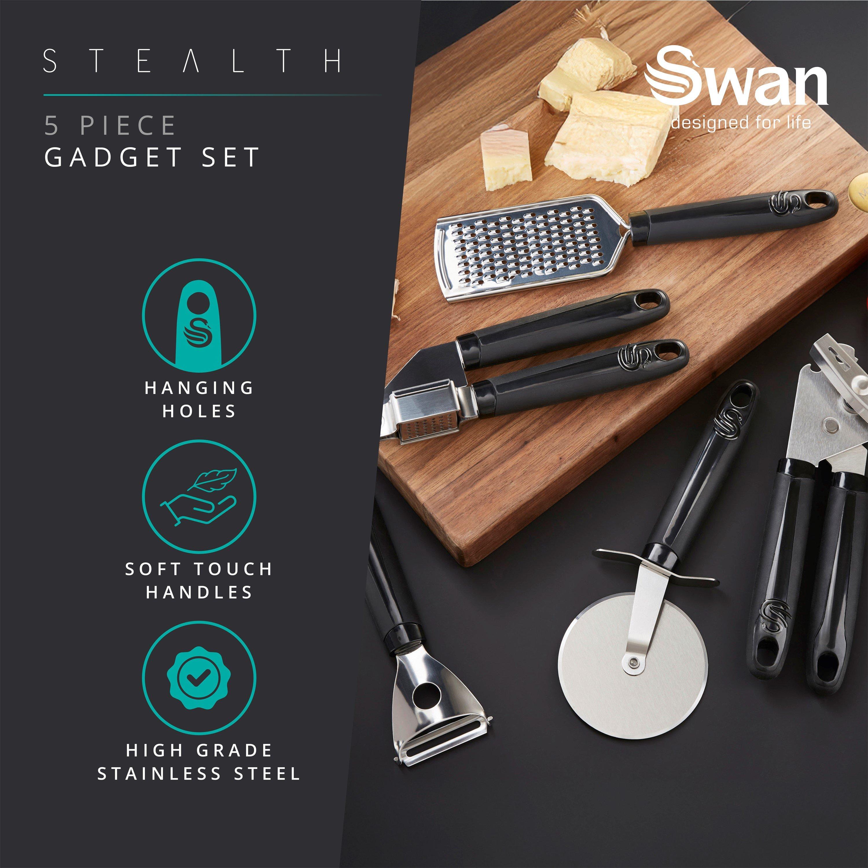 Black - Swan - Stealth 5 Piece S/Steel Gadget Set - 2