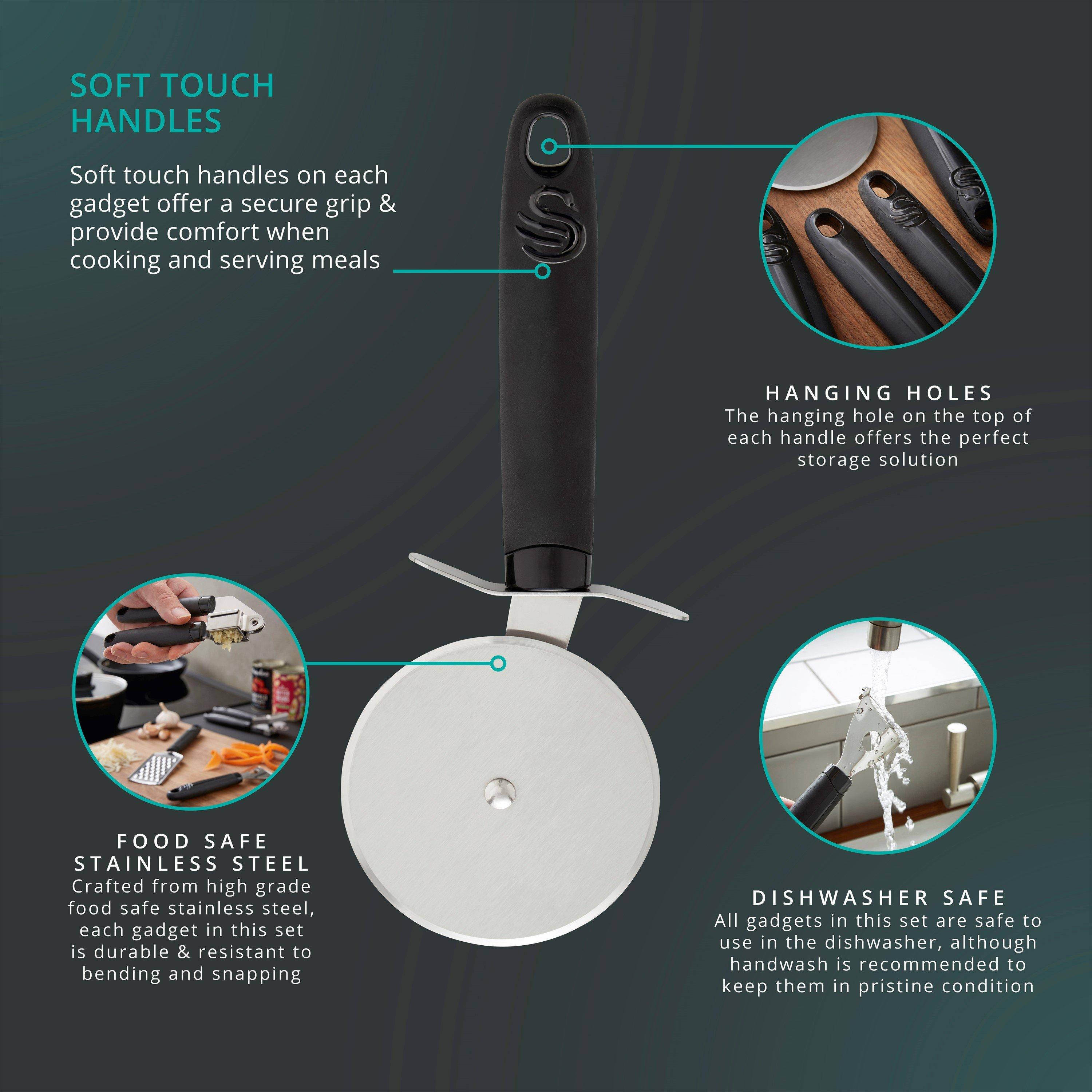 Black - Swan - Stealth 5 Piece S/Steel Gadget Set - 4