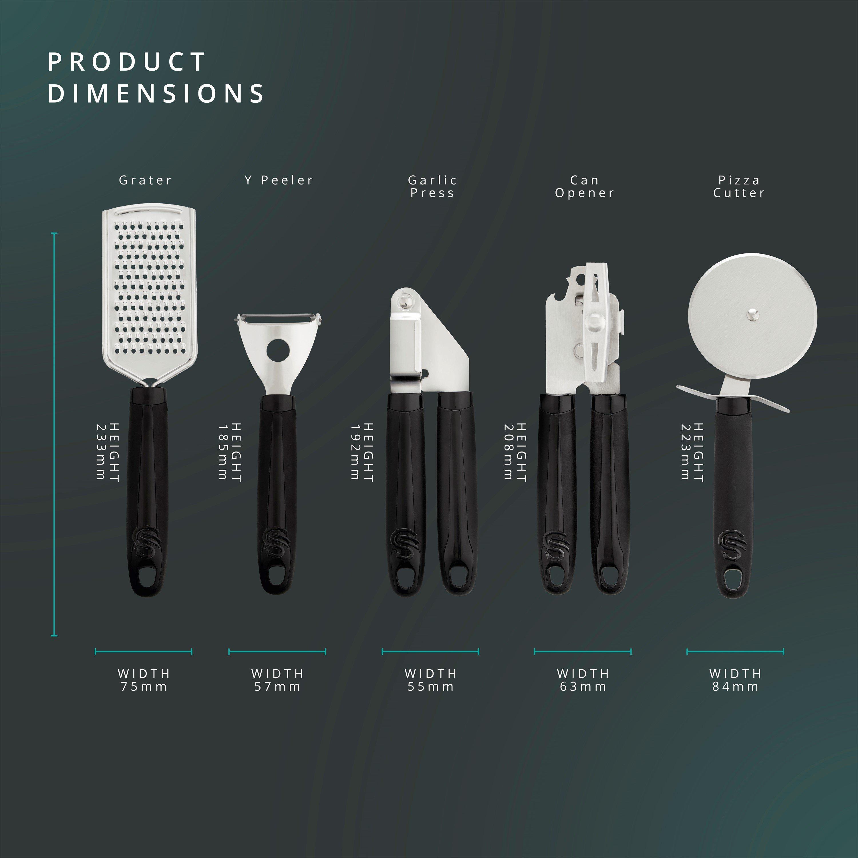 Black - Swan - Stealth 5 Piece S/Steel Gadget Set - 5