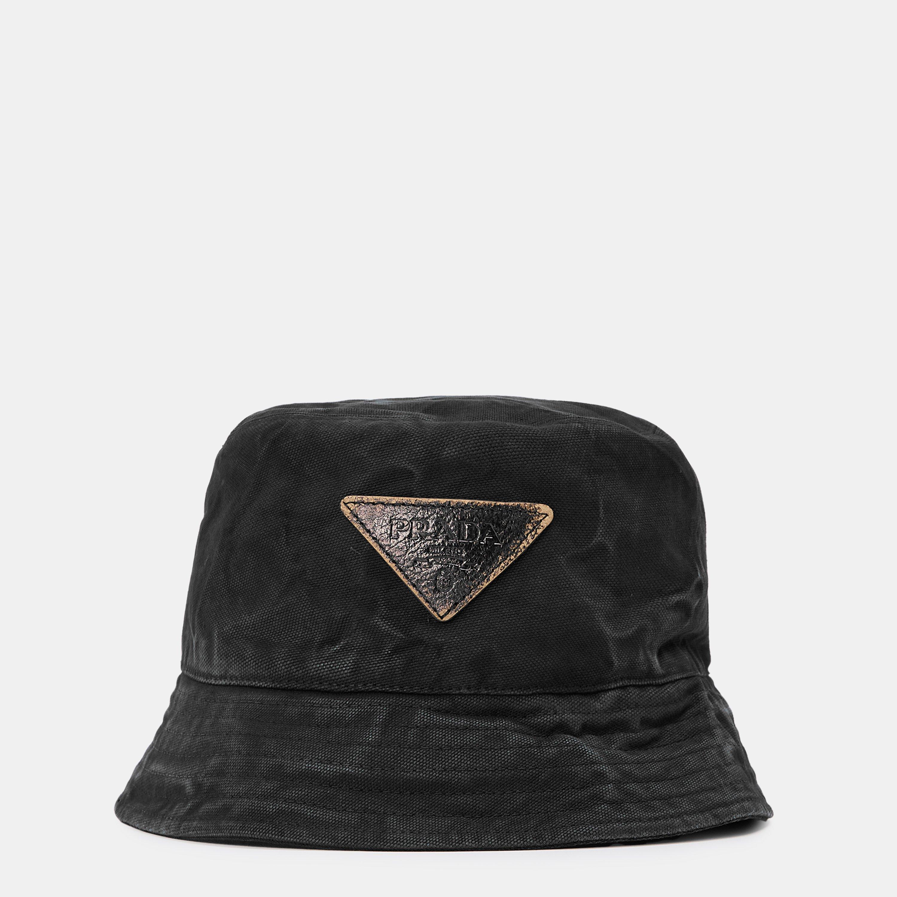 Black - Prada - Canvas Bucket Hat - 1