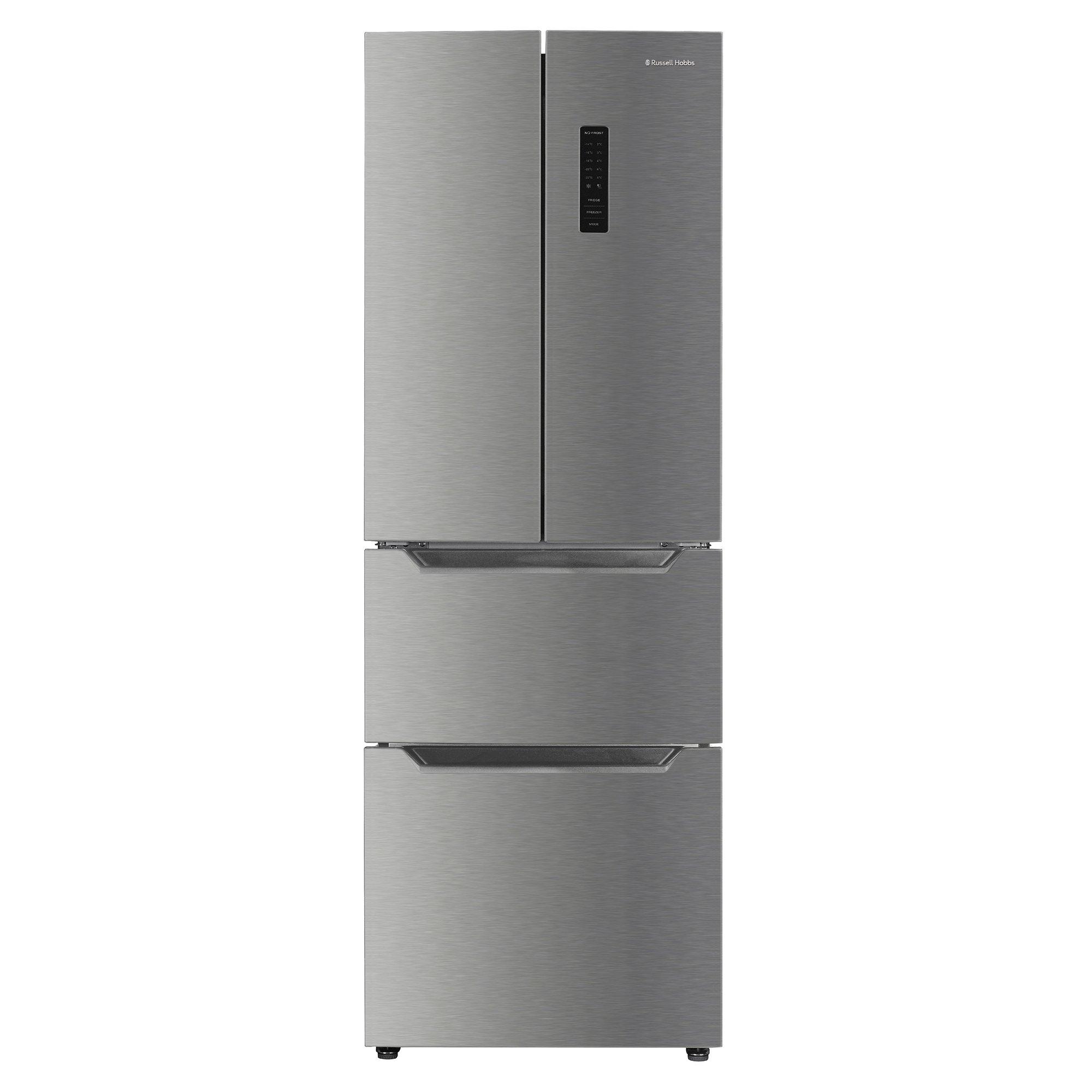 Stainless Steel - Russell Hobbs - RH186FDFF602E1SS 320L French Door Fridge Freezer - 1