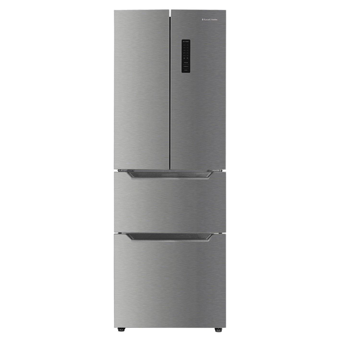 Russell Hobbs  Rh186fdff602e1ss 320L French Door Fridge Freezer - Stainless Steel