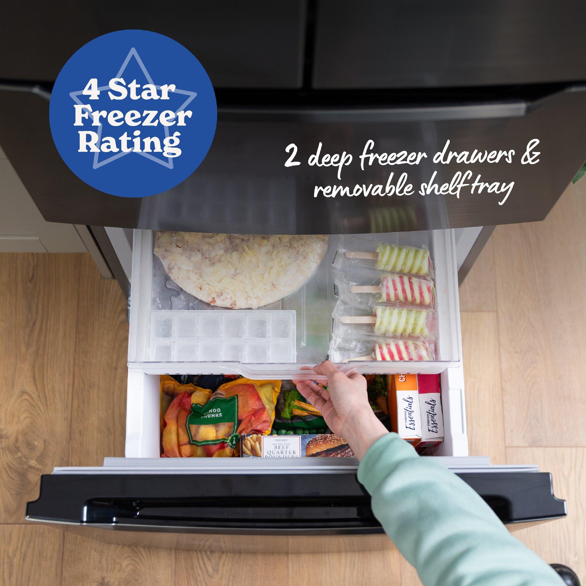 Stainless Steel - Russell Hobbs - RH186FDFF602E1SS 320L French Door Fridge Freezer - 7