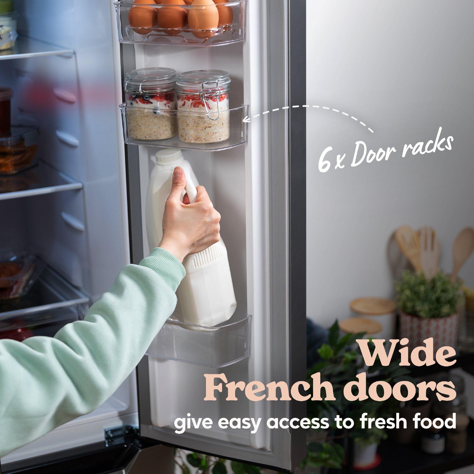 Stainless Steel - Russell Hobbs - RH186FDFF602E1SS 320L French Door Fridge Freezer - 9