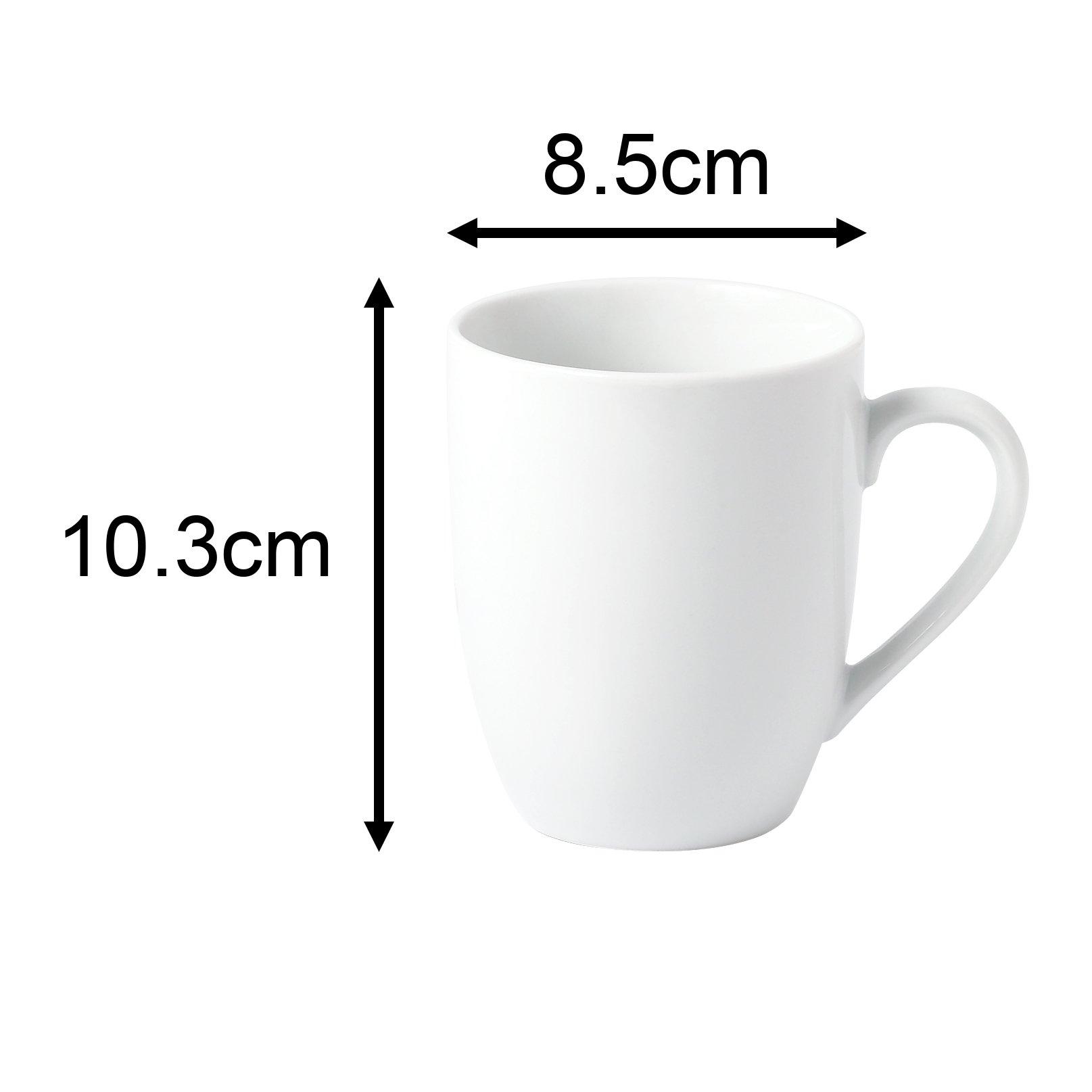 White - Waterside - 54pc White Square Athena Dinner Set - 10