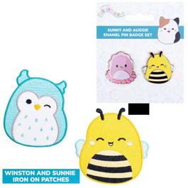 Squishmallows Squishmallows Patches and Pin Badges Pack