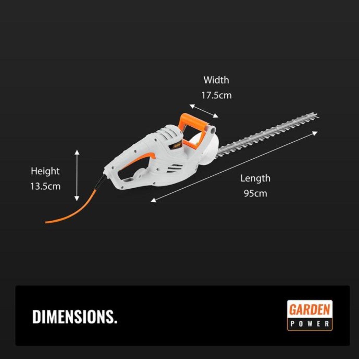 Grey - VonHaus - VonHaus - 550W Hedge Trimmer - 4
