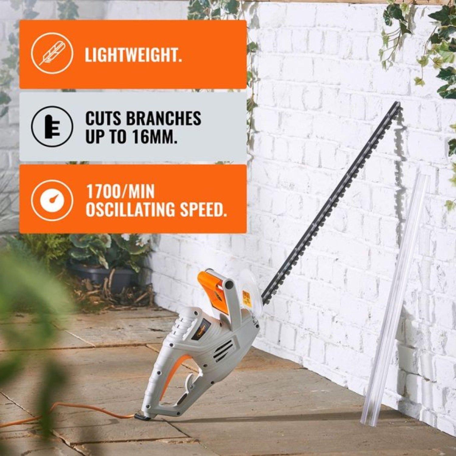 Grey - VonHaus - VonHaus - 550W Hedge Trimmer - 5
