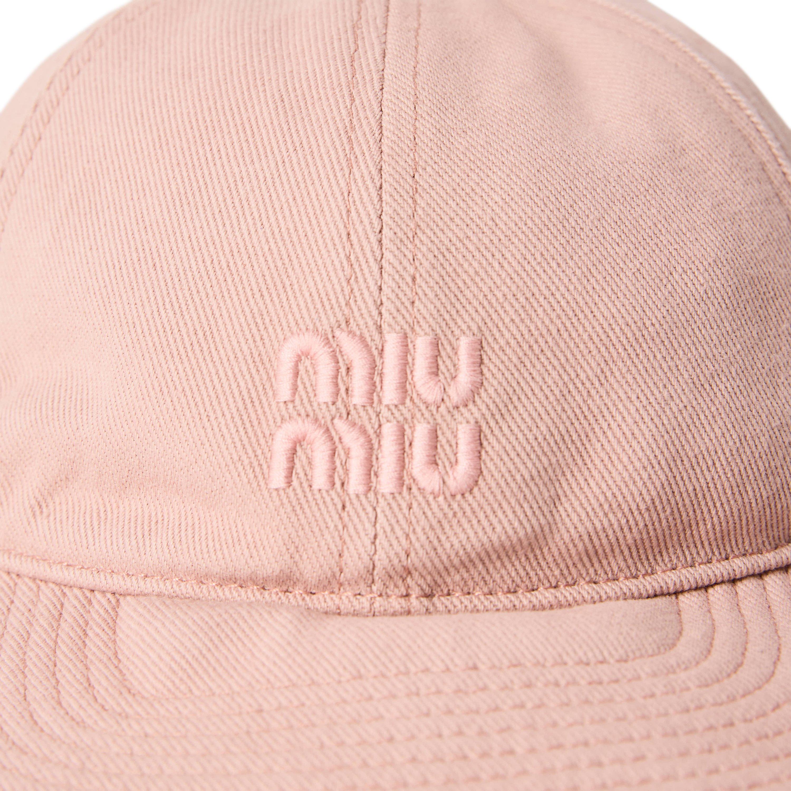 Cipria - Miu Miu - Miu Drill Washed Hat Ld64 - 4