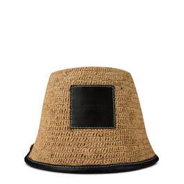 Jacquemus Le Bob Soli Raffia Bucket Hat