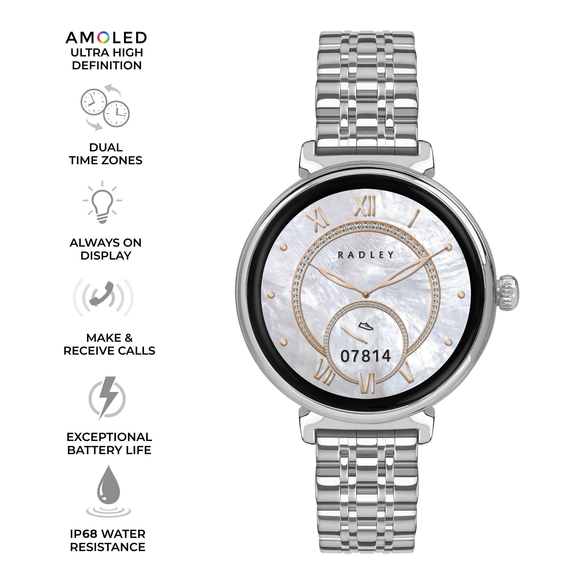 Silver - Radley - Radley Series 48 AMOLED Smart Watch - 2