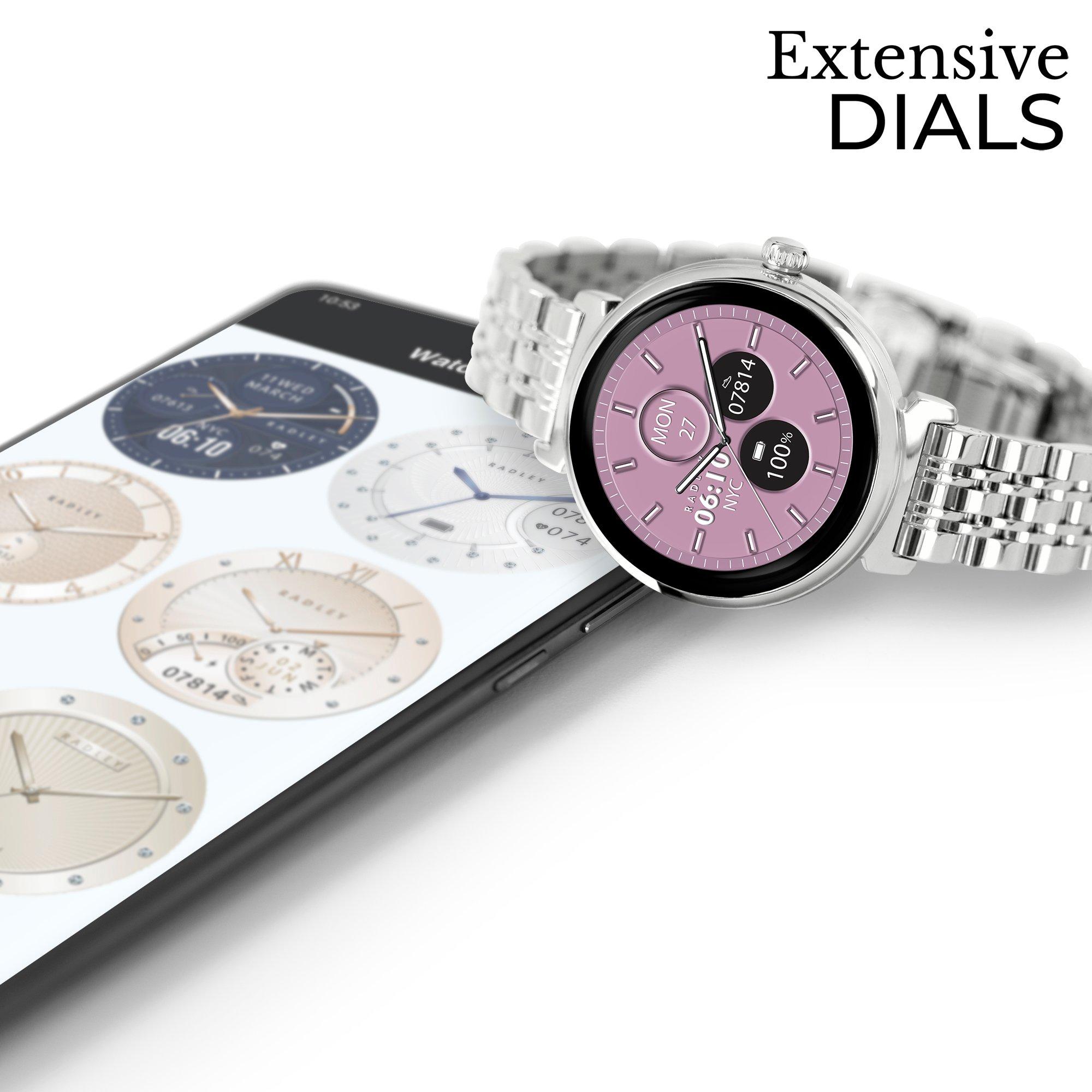 Silver - Radley - Radley Series 48 AMOLED Smart Watch - 4
