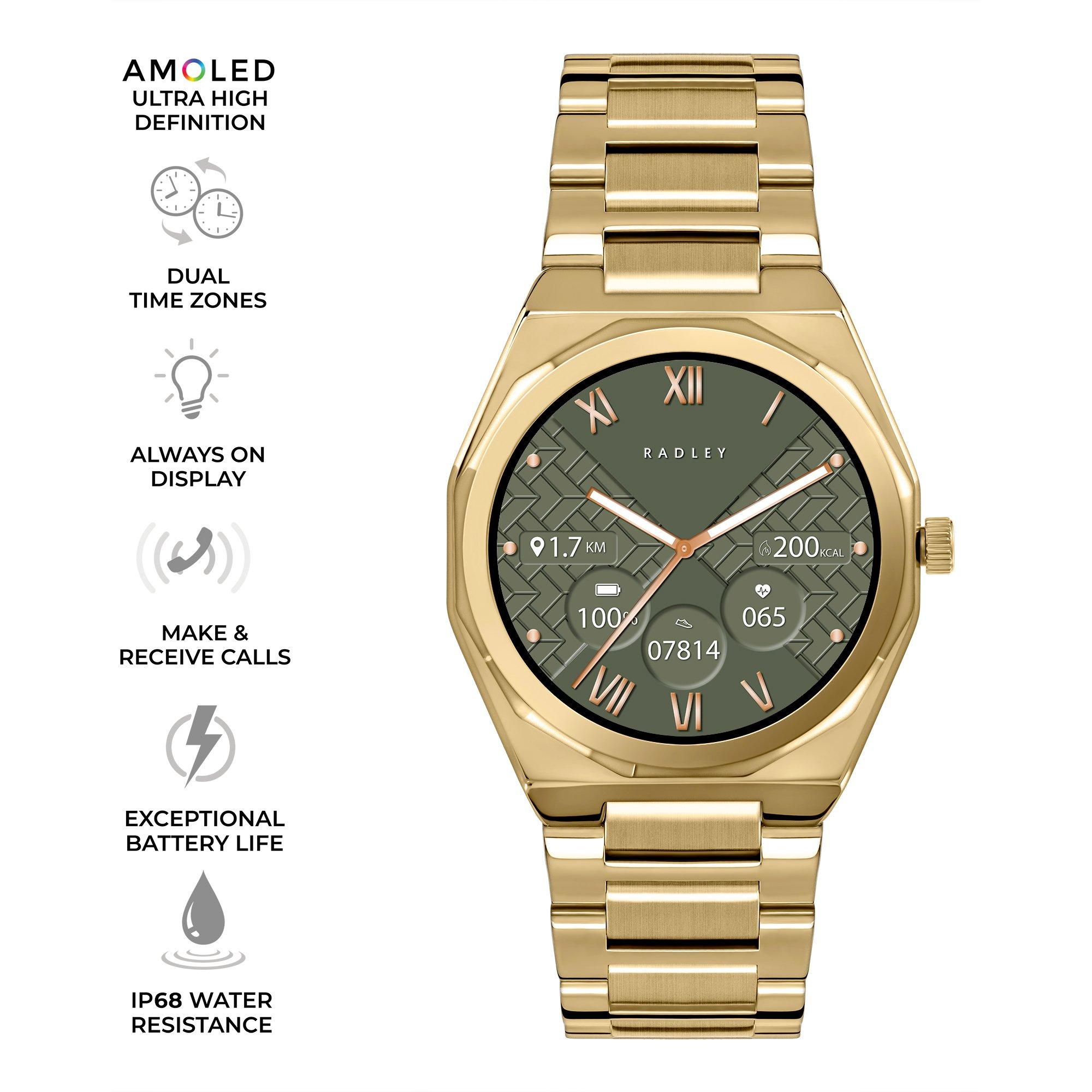 Gold - Radley - Radley Series 47 AMOLED Gold Smart Watch - 2