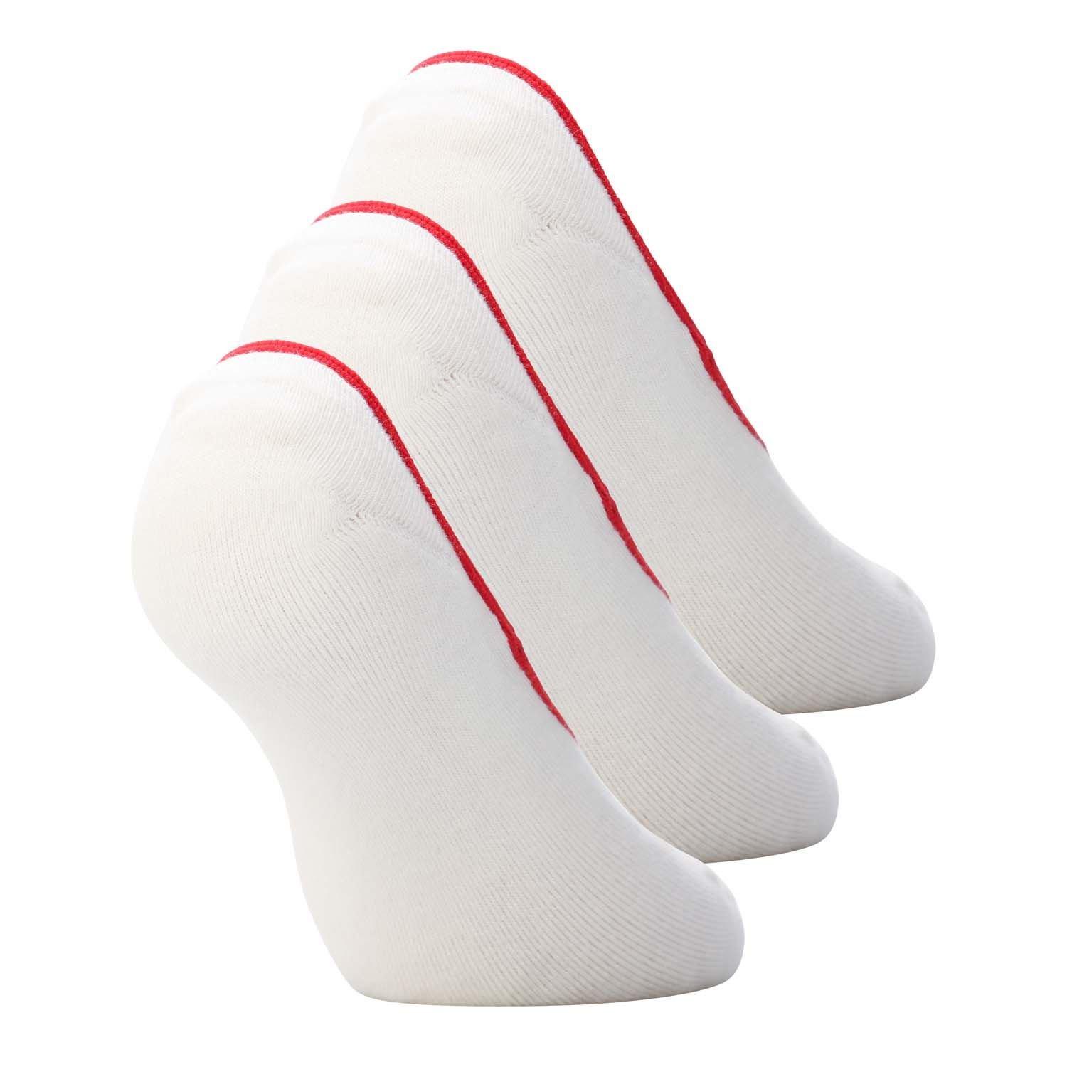 White - Hugo - 3 Pack of Invisble Socks - 2