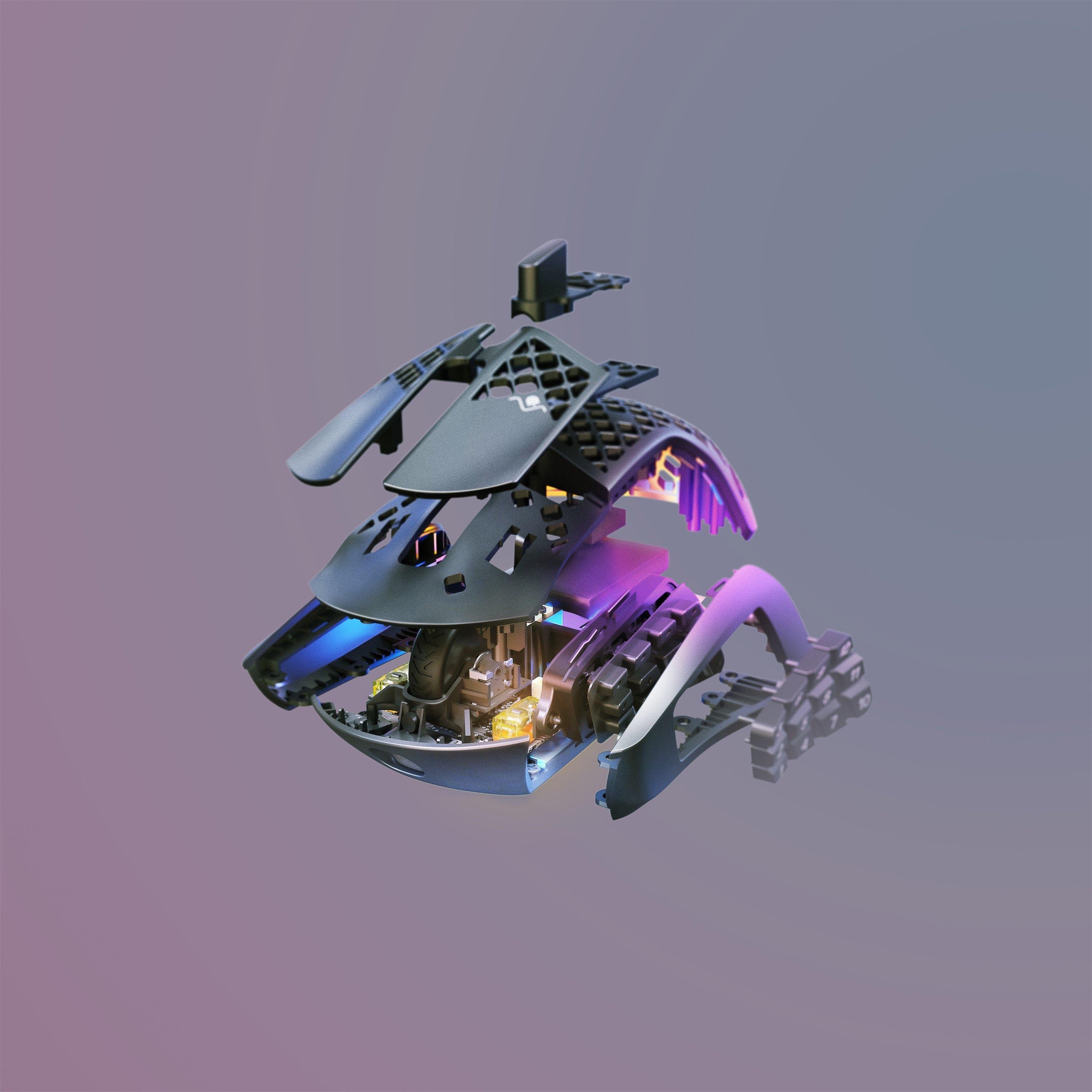 Black - SteelSeries - SteelSeries Aerox 9 Wireless Mouse - 7