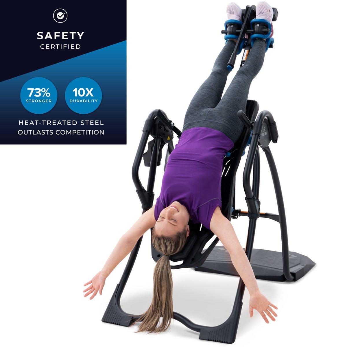 Black - Teeter - FitSpine LX9 Inversion Table - 3