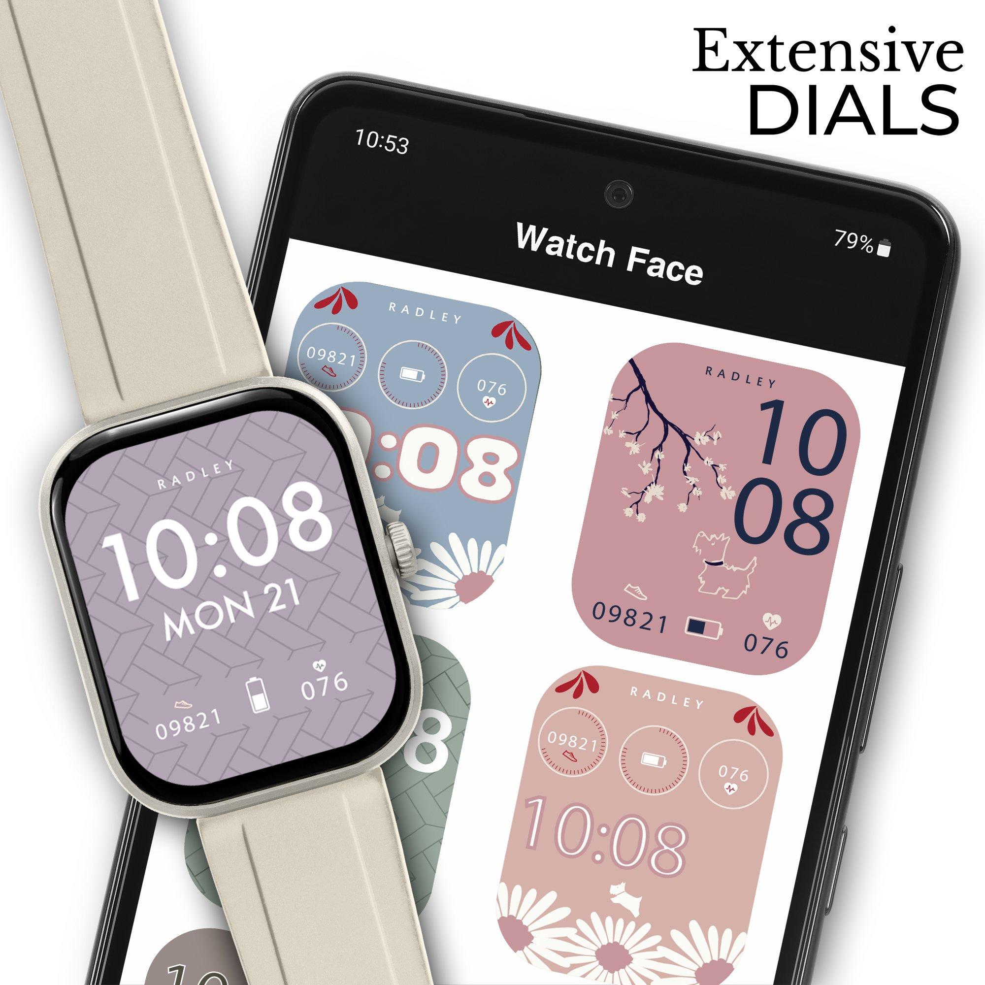 White - Radley - Radley Series 55 White Smart Watch - 3