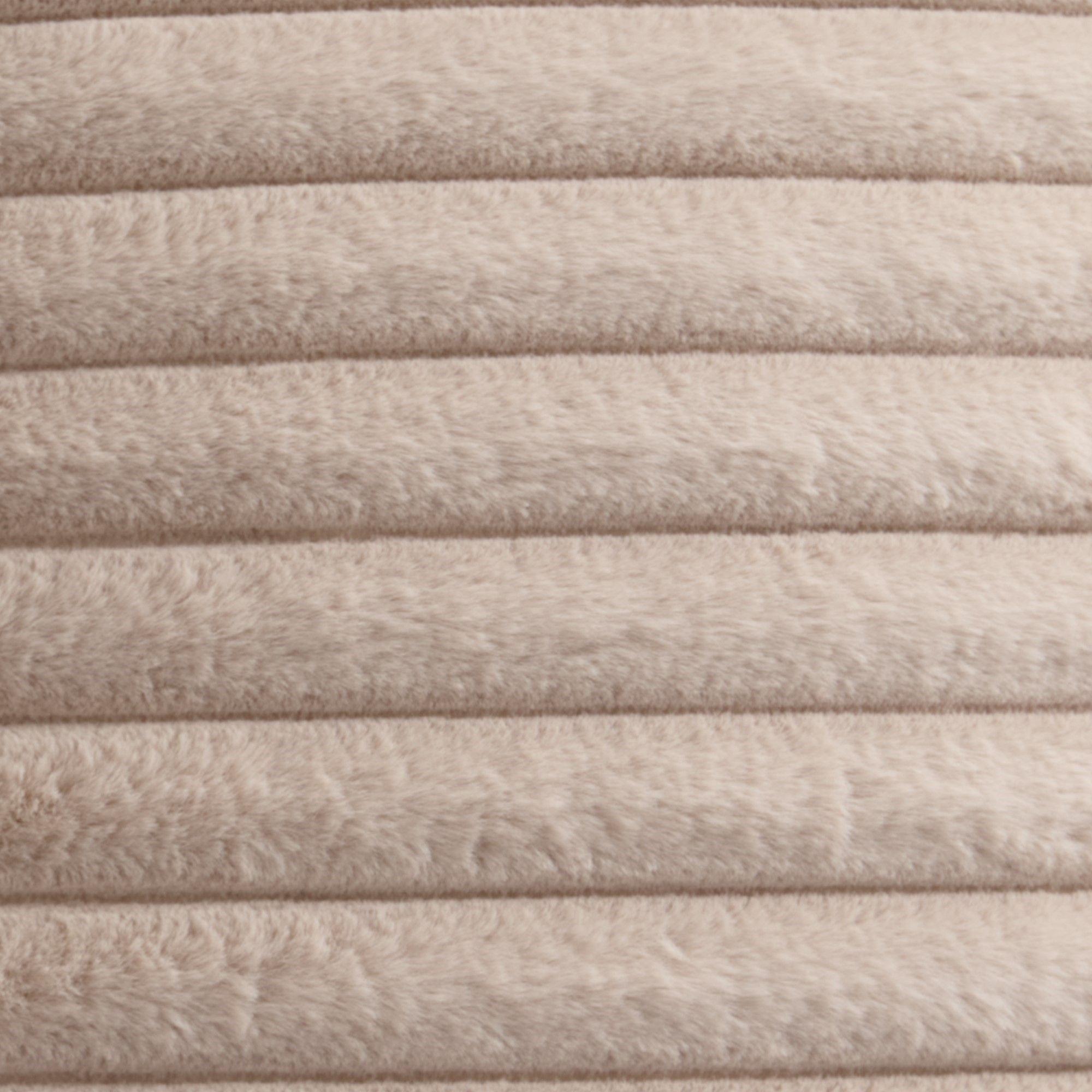 Natural - Appletree - Morritz Soft Reversible Bedspread Throw - Natural - 3